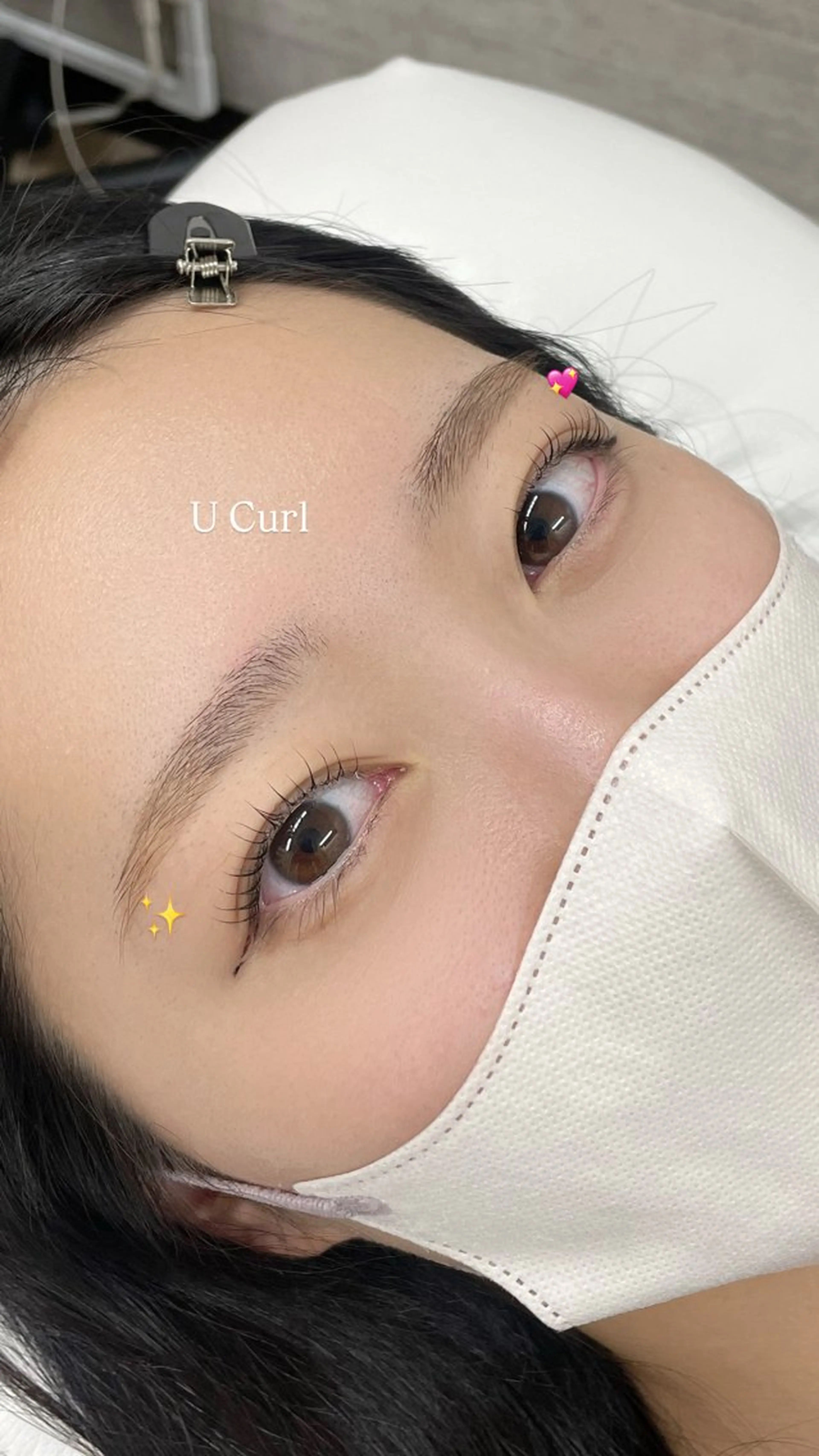 【学割】眉毛アイブロウデザインWAX+選べるまつ毛パーマ ¥9900🎀🫧の写真