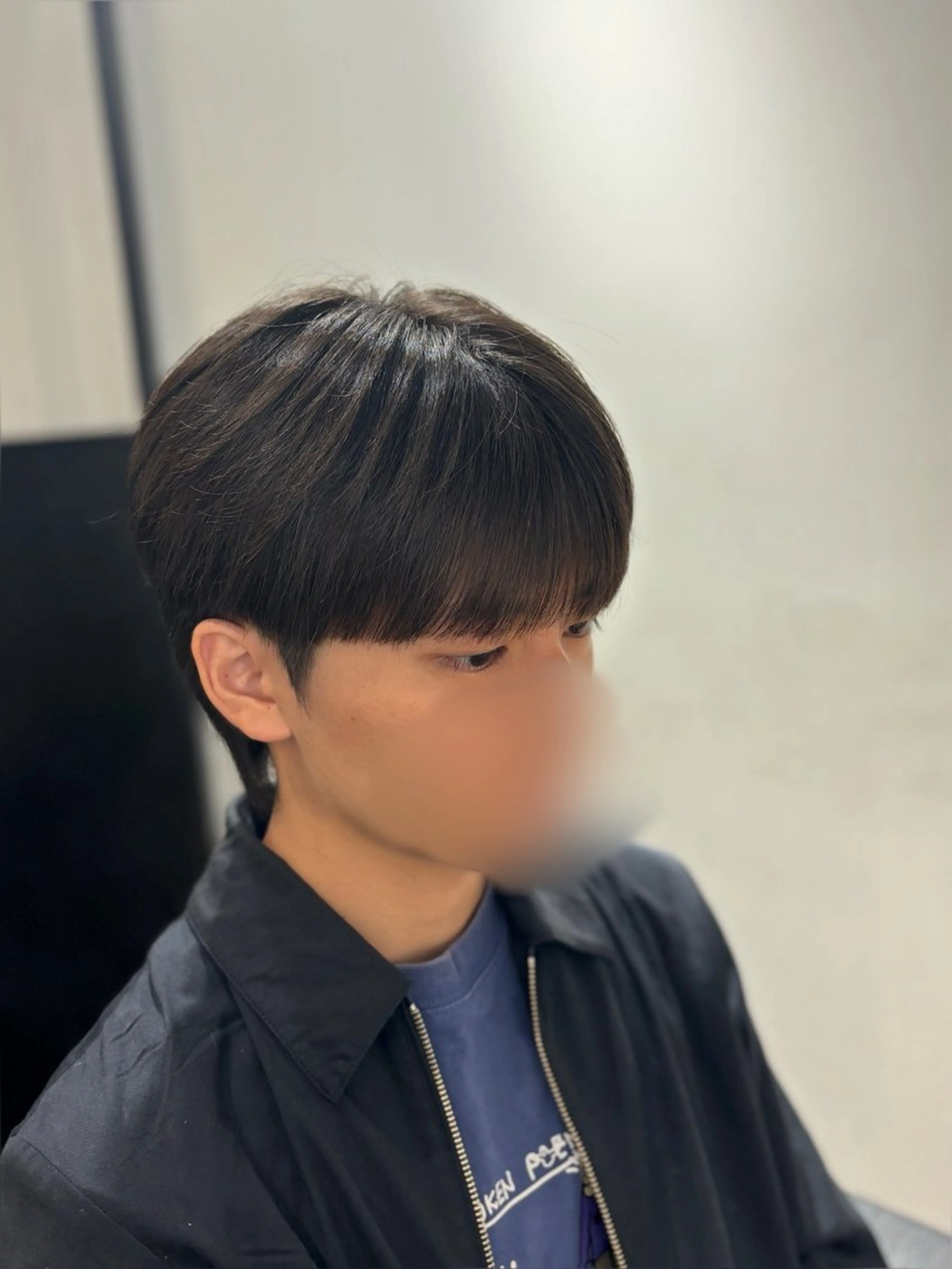 ショート パーマ メンズ マッシュ シースルーマッシュ メンズウルフカット ウルフカット カット パーマ key キーのヘアスタイル