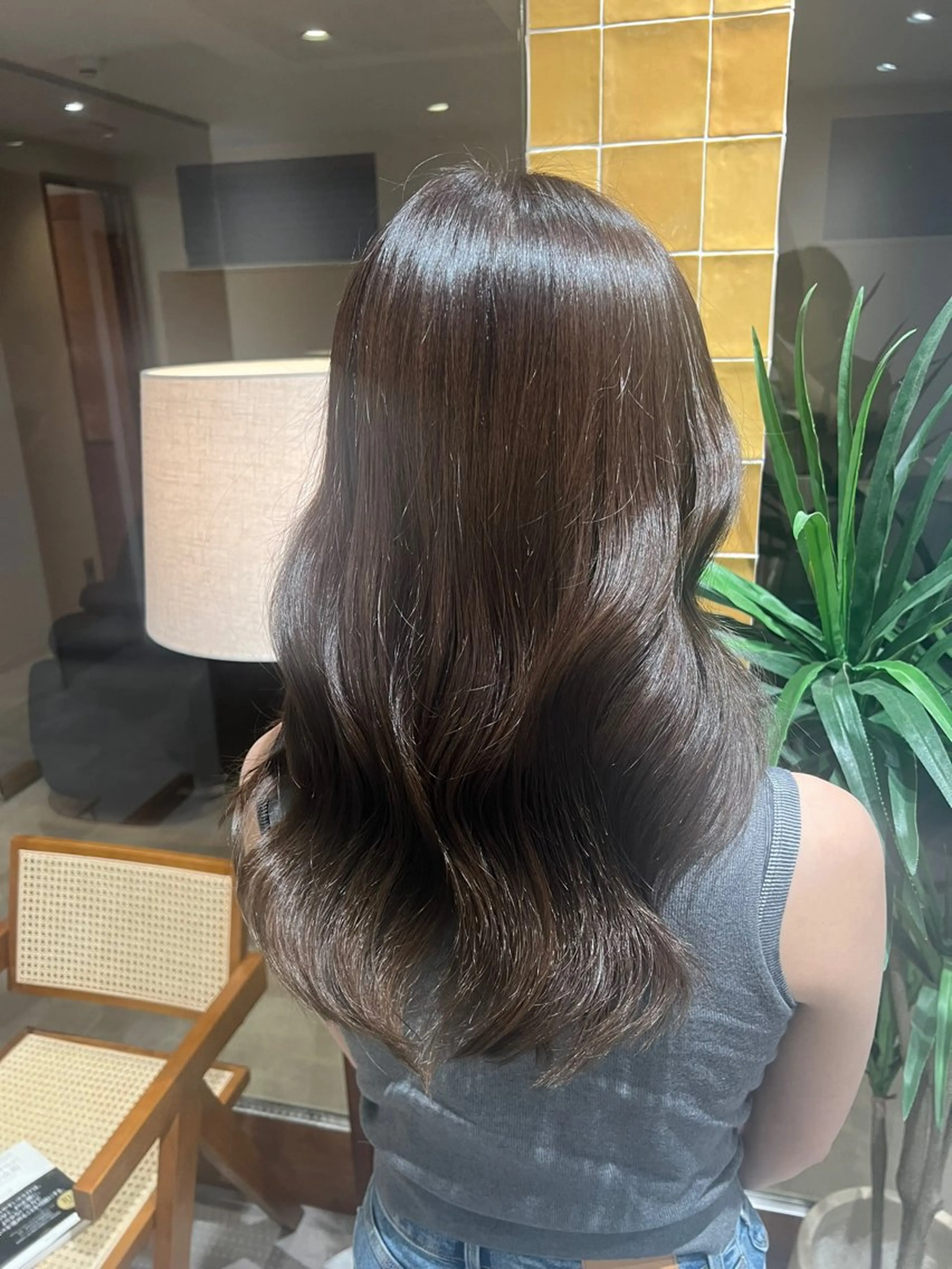 セミロング 韓国風ヘア 艶髪/透明感 レイヤー YUKIのヘアスタイル