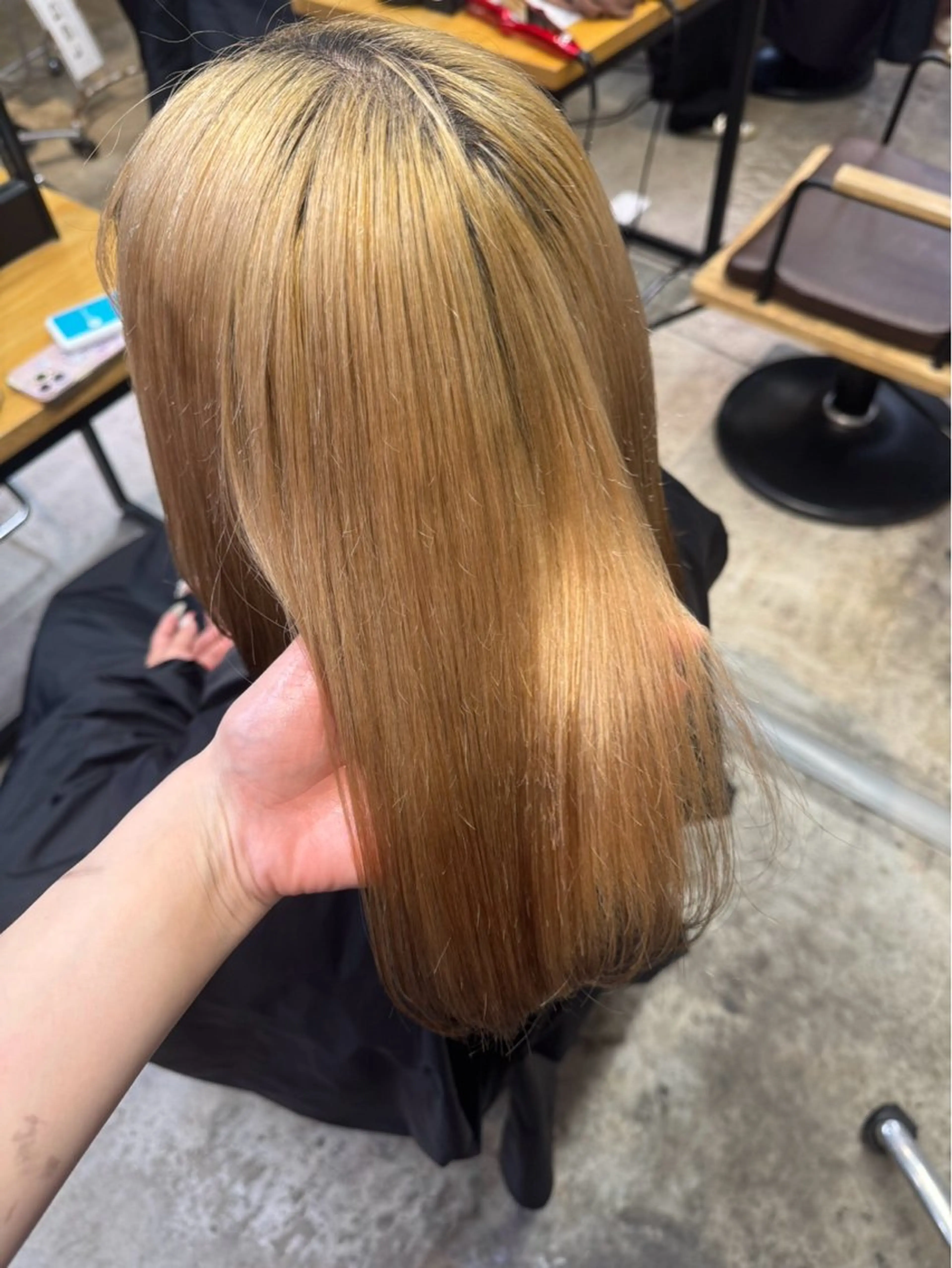 ［5月限定🌕］縮毛矯正(髪質改善)×トリートメント/ブリーチ履歴対応⭕️/髪質改善/梅田/ハイトーン履歴の写真