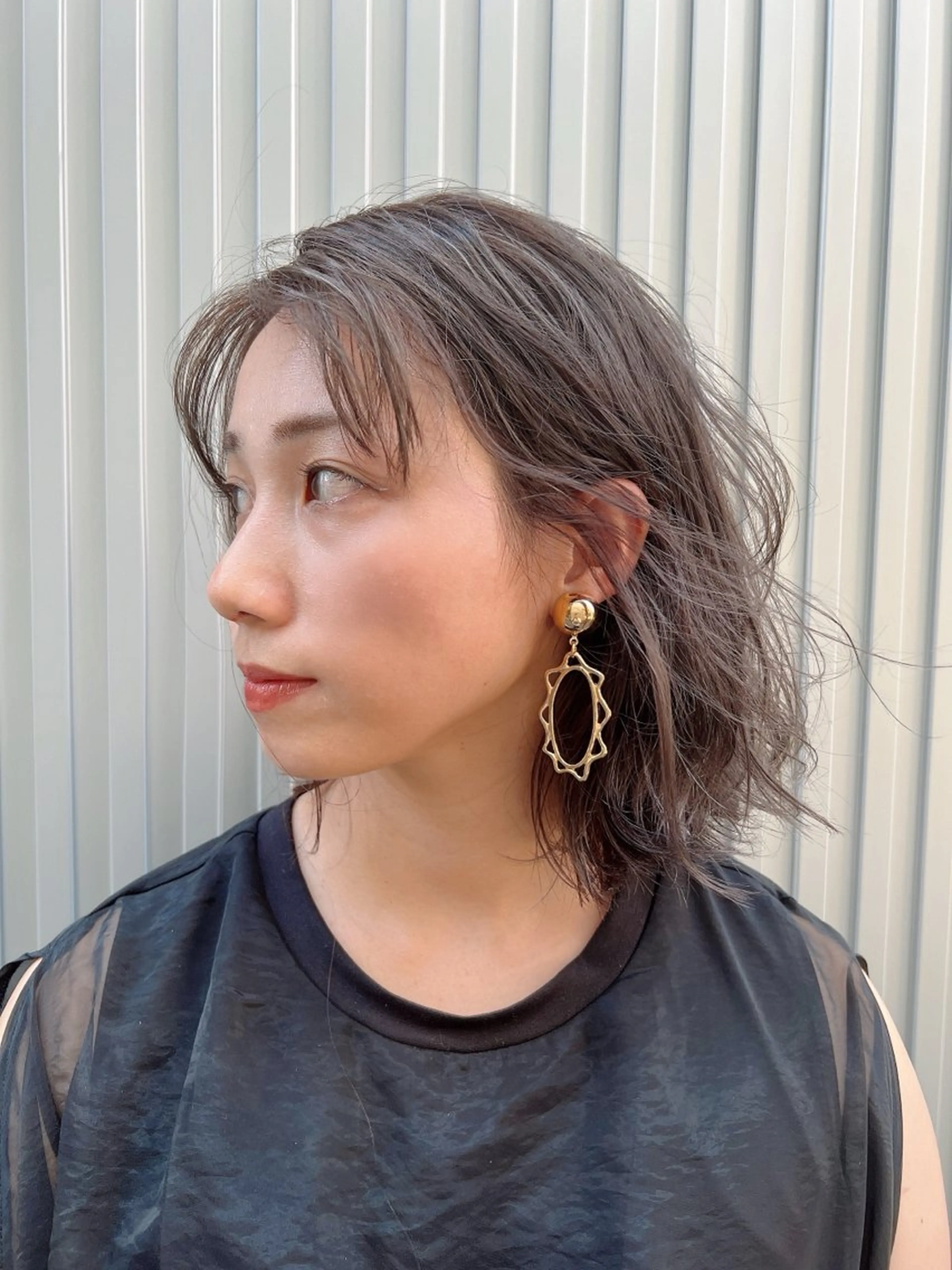 カラー 透明感カラー ハイライトカラー ハイトーン /愛子のヘアスタイル