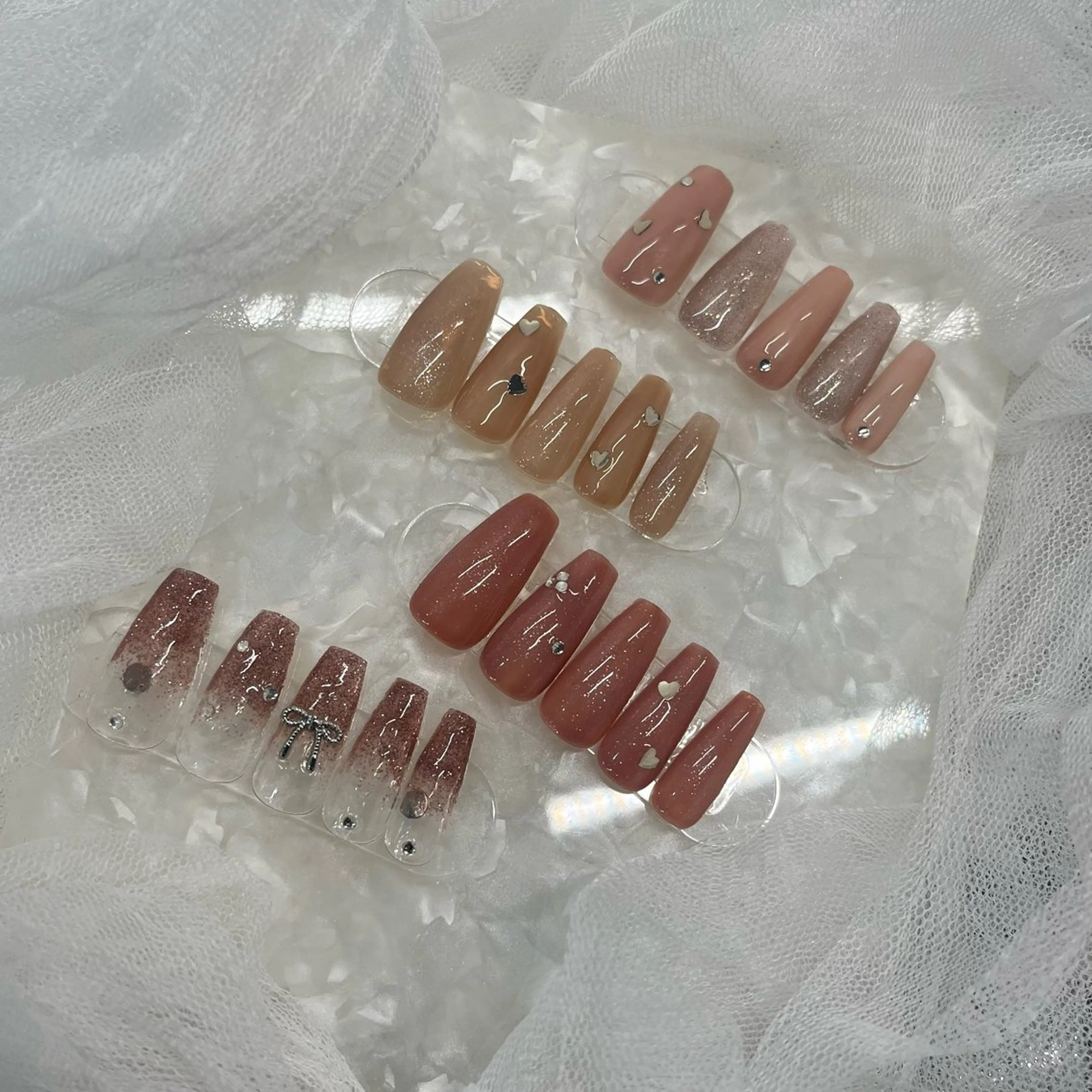 シンプルネイルカラー200色からお選び頂けます。ロング料金ありの写真