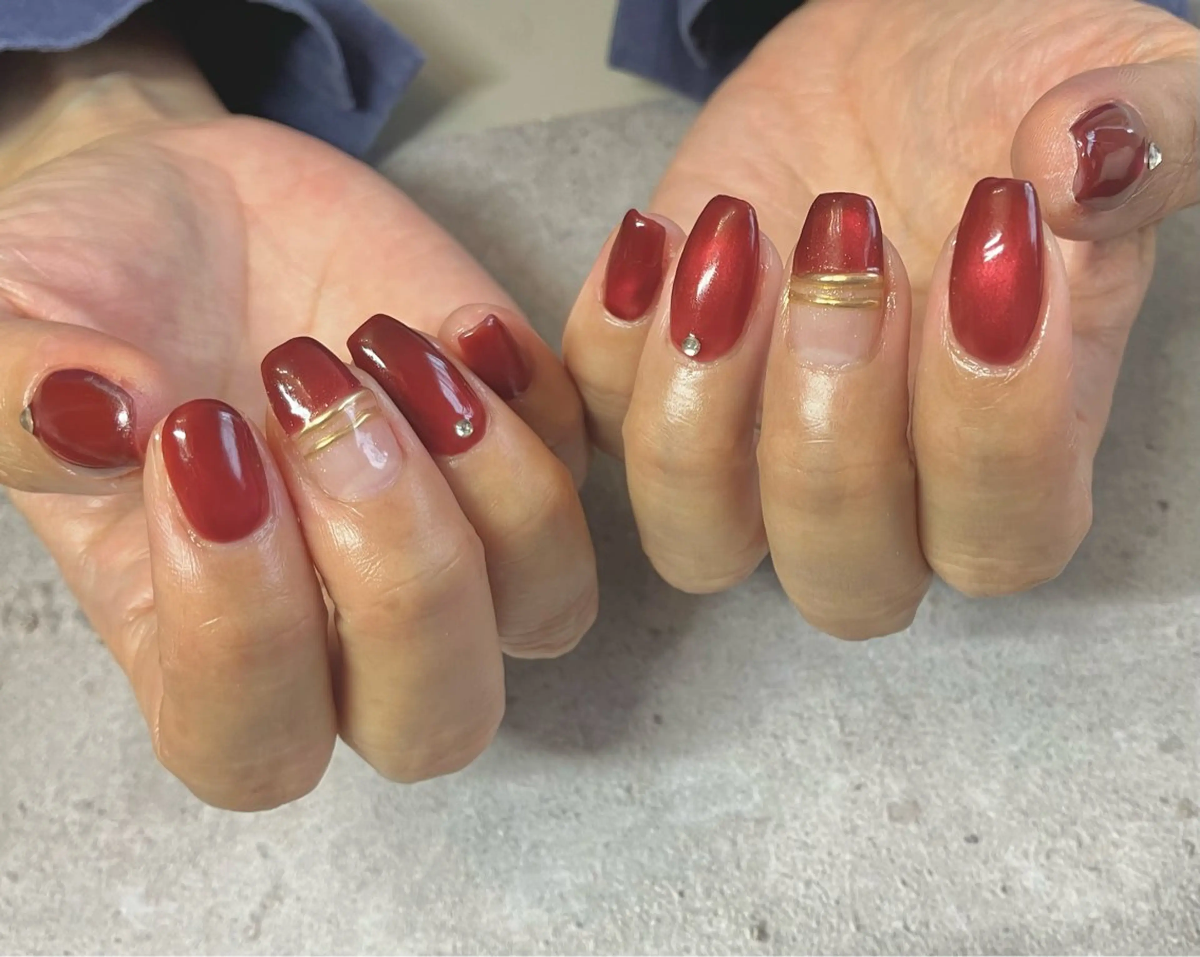 ネイル 赤色 COCO Nail　光が丘駅近のネイルデザイン