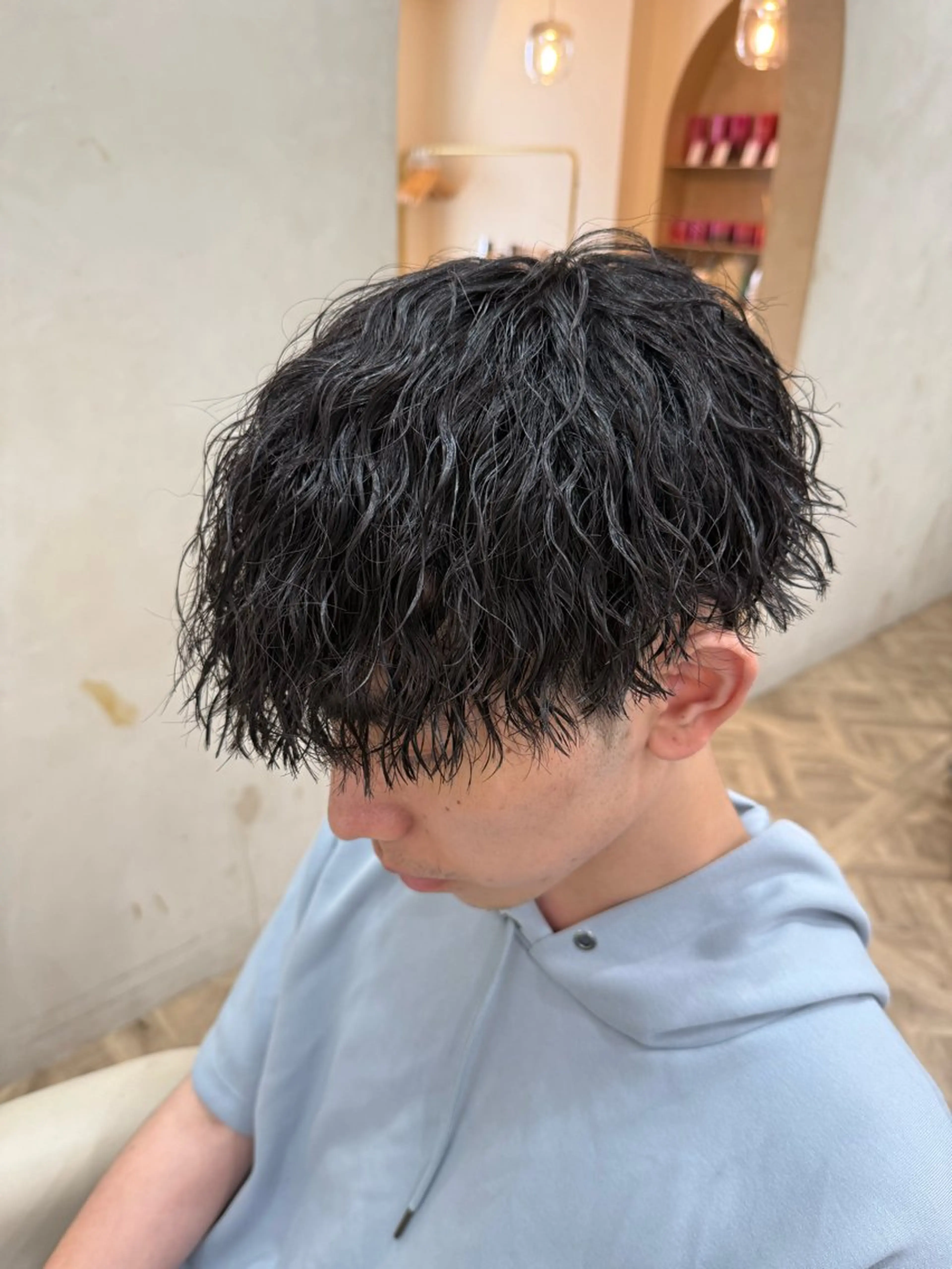 パーマ メンズ メンズパーマ カット パーマ トリートメント MEN‘S HAIR BLEACHi塩釜口所属・市原亮/塩釜口/ ツイスパ/波巻きのヘアスタイル