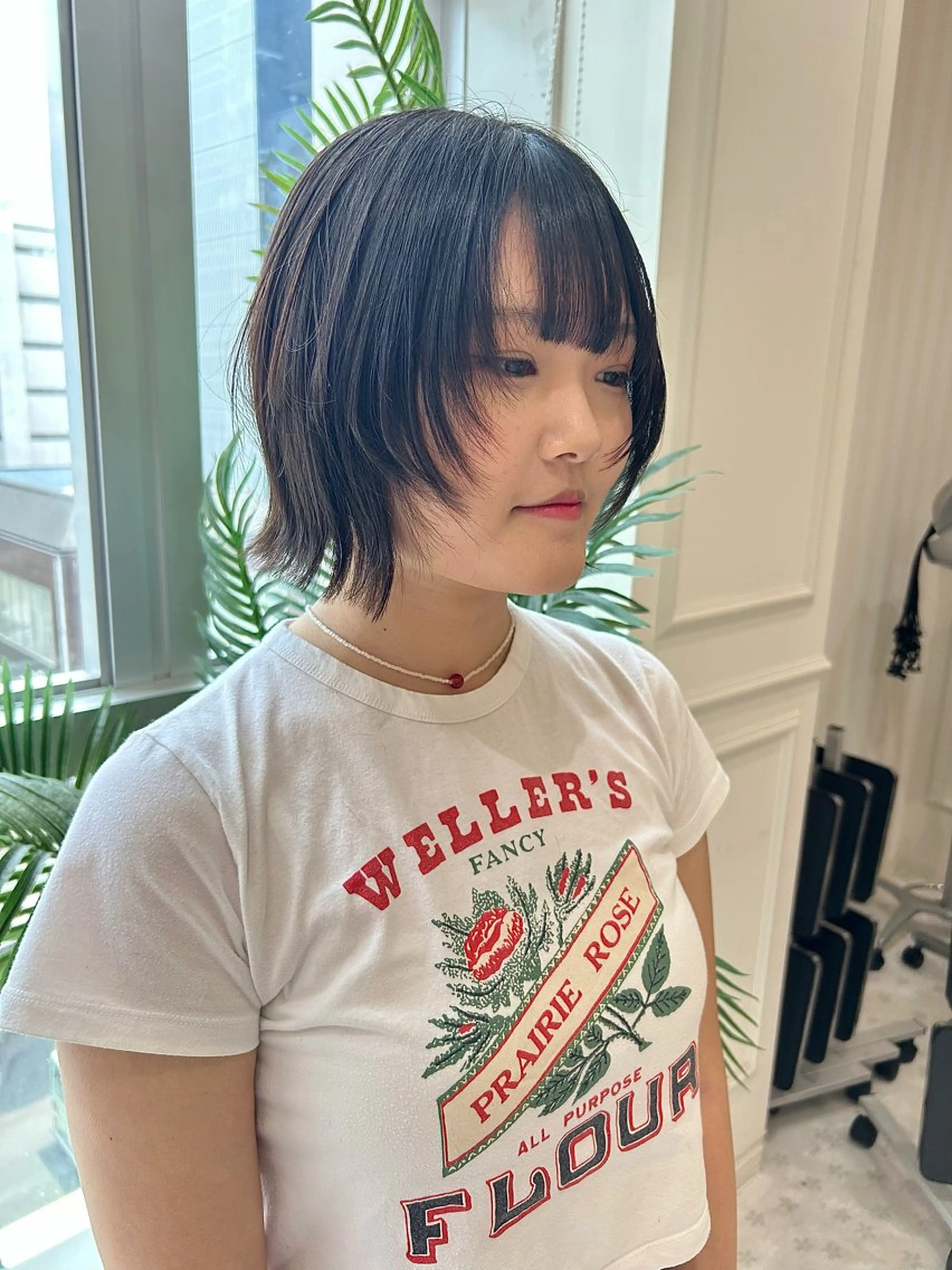 ショート カット Via 京都烏丸所属・RINA/ハイトーン /レイヤー/髪質改善のヘアスタイル