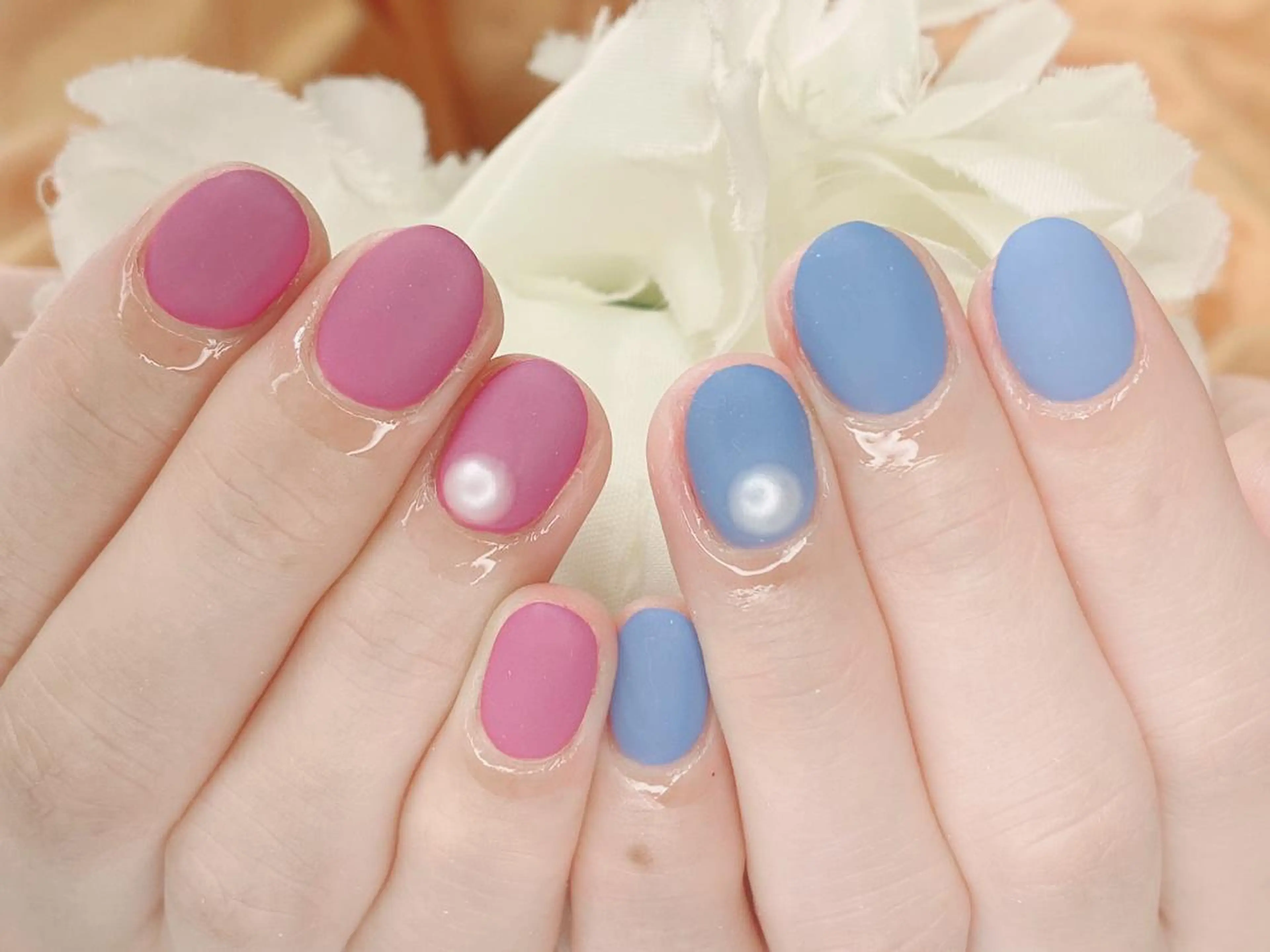 ネイル マットネイル ショートネイル ハンドネイル Ｎail Ｓalon ertiのネイルデザイン