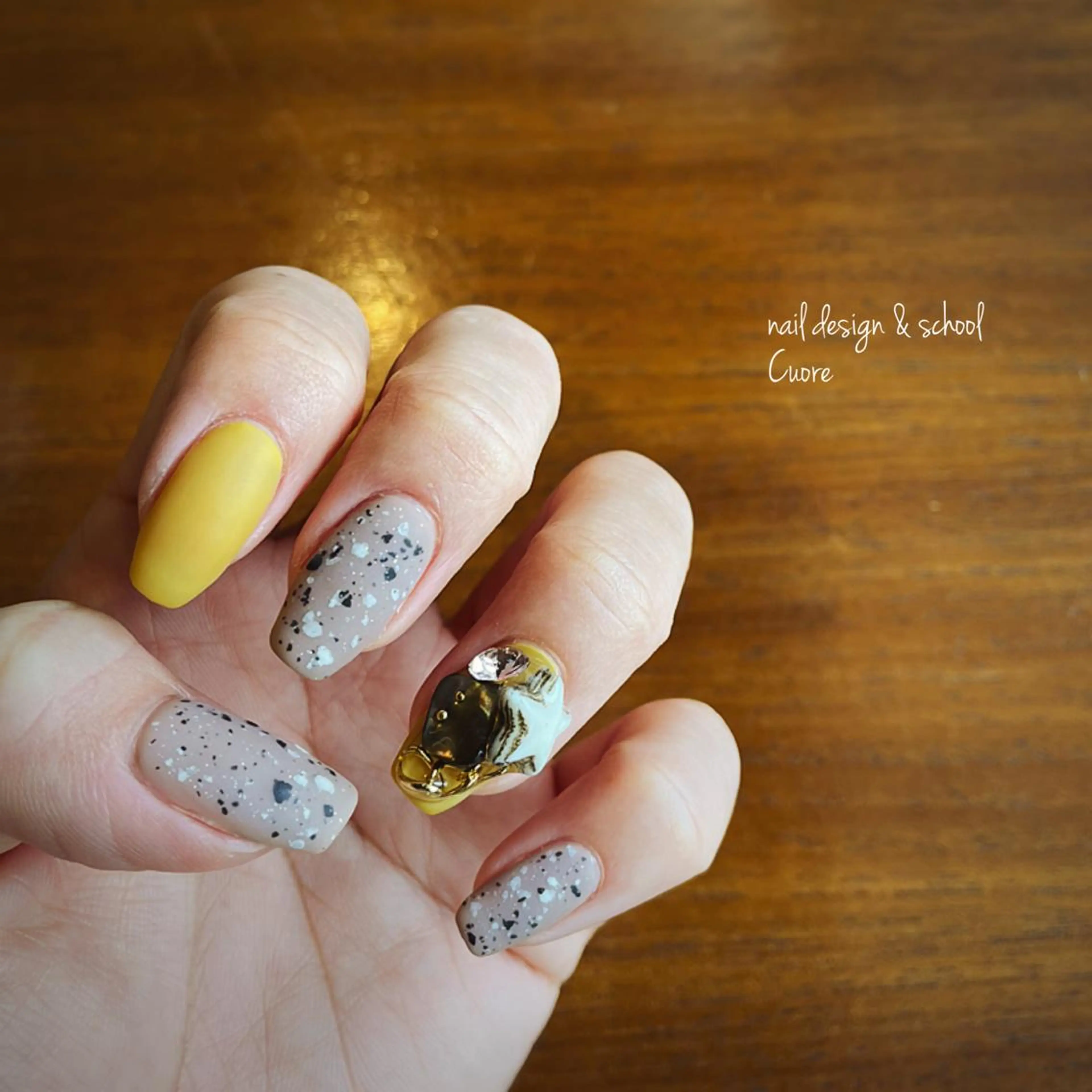 ネイル アートネイル ジェルネイル 春ネイル ブライダルネイル Cuore谷岡紗妃/ 宮崎台のネイルデザイン