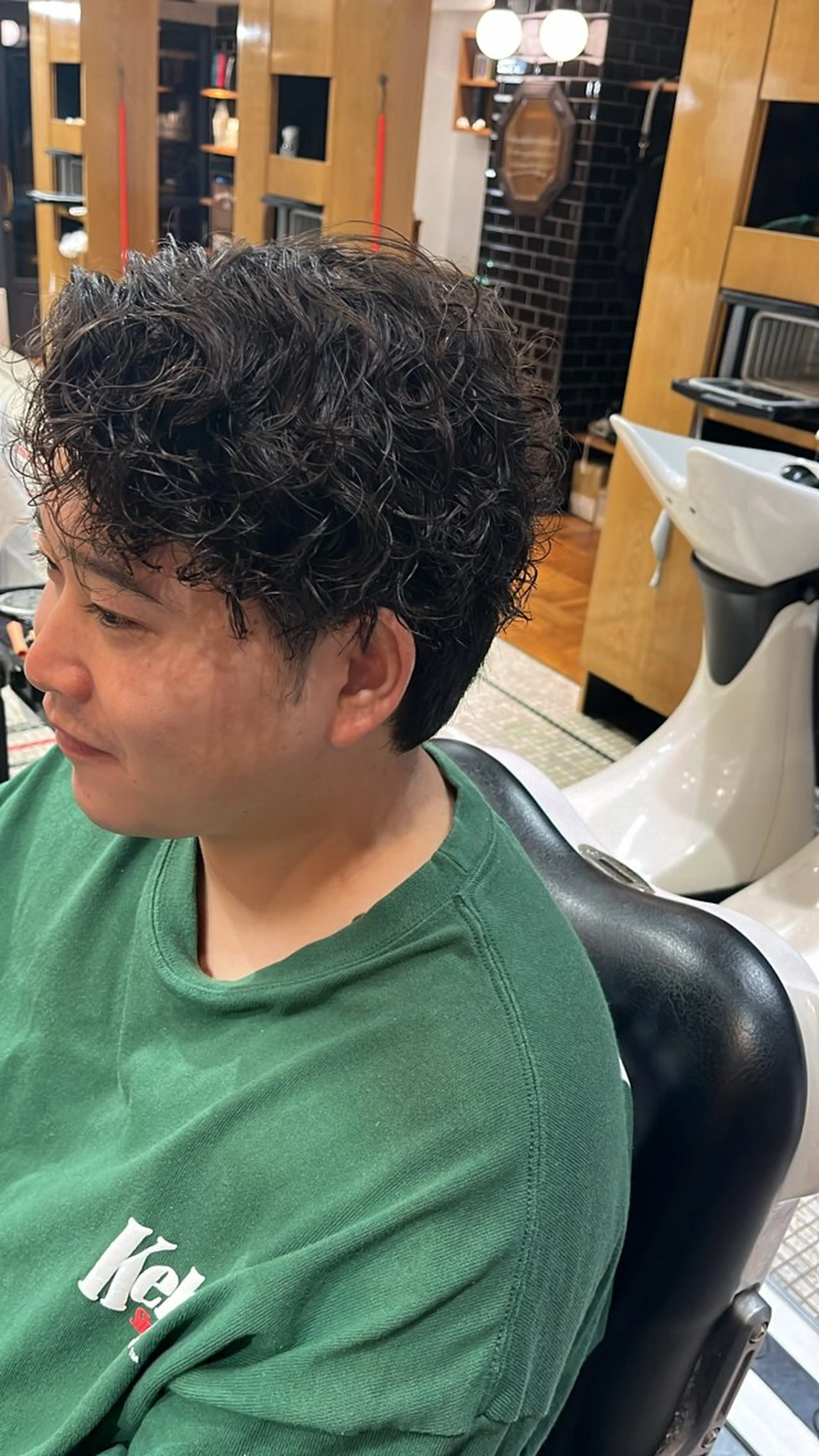 パーマ メンズ メンズパーマ スパイラルパーマ 冨松 真也のヘアスタイル