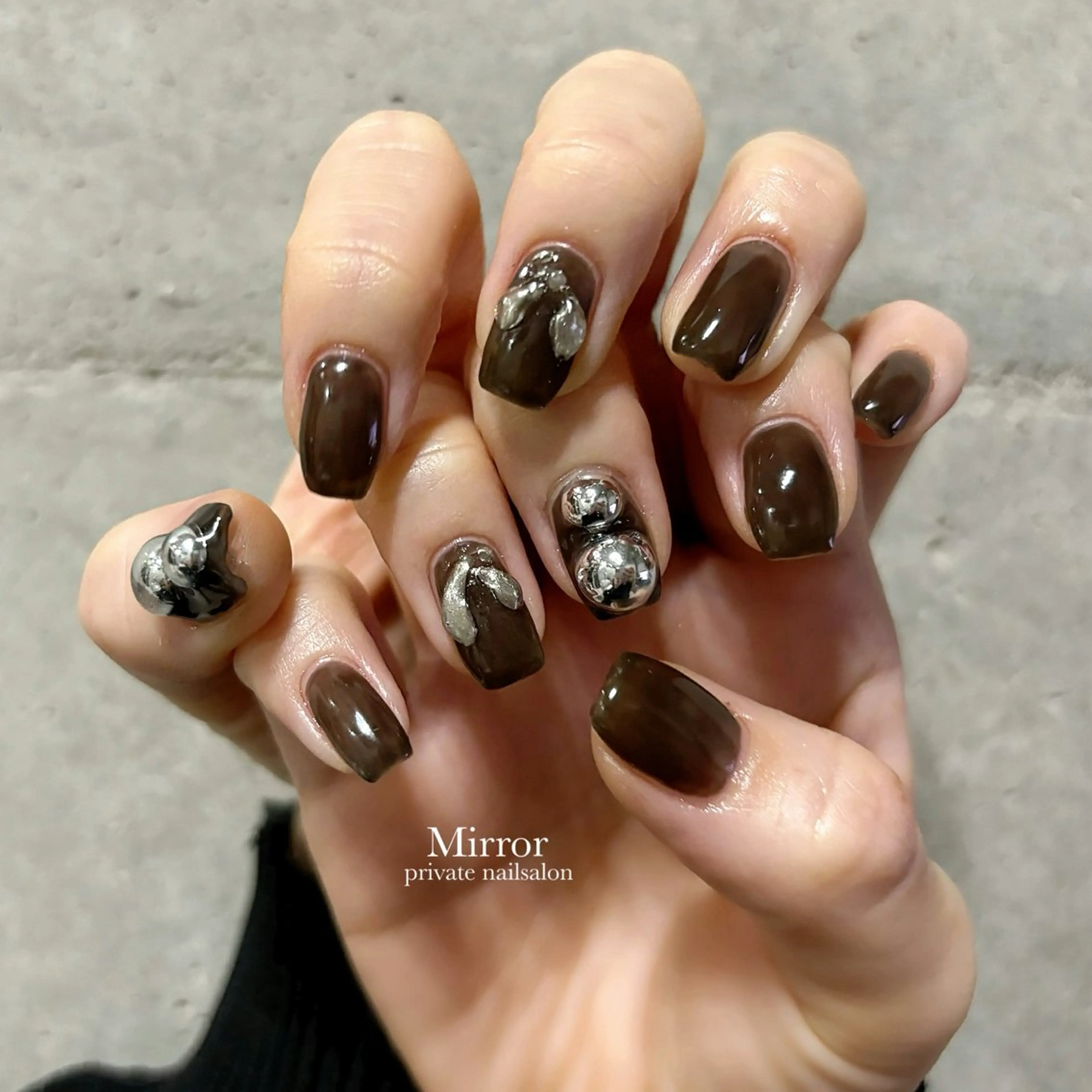 ネイル ハンドネイル nailsalon Mirrorのネイルデザイン