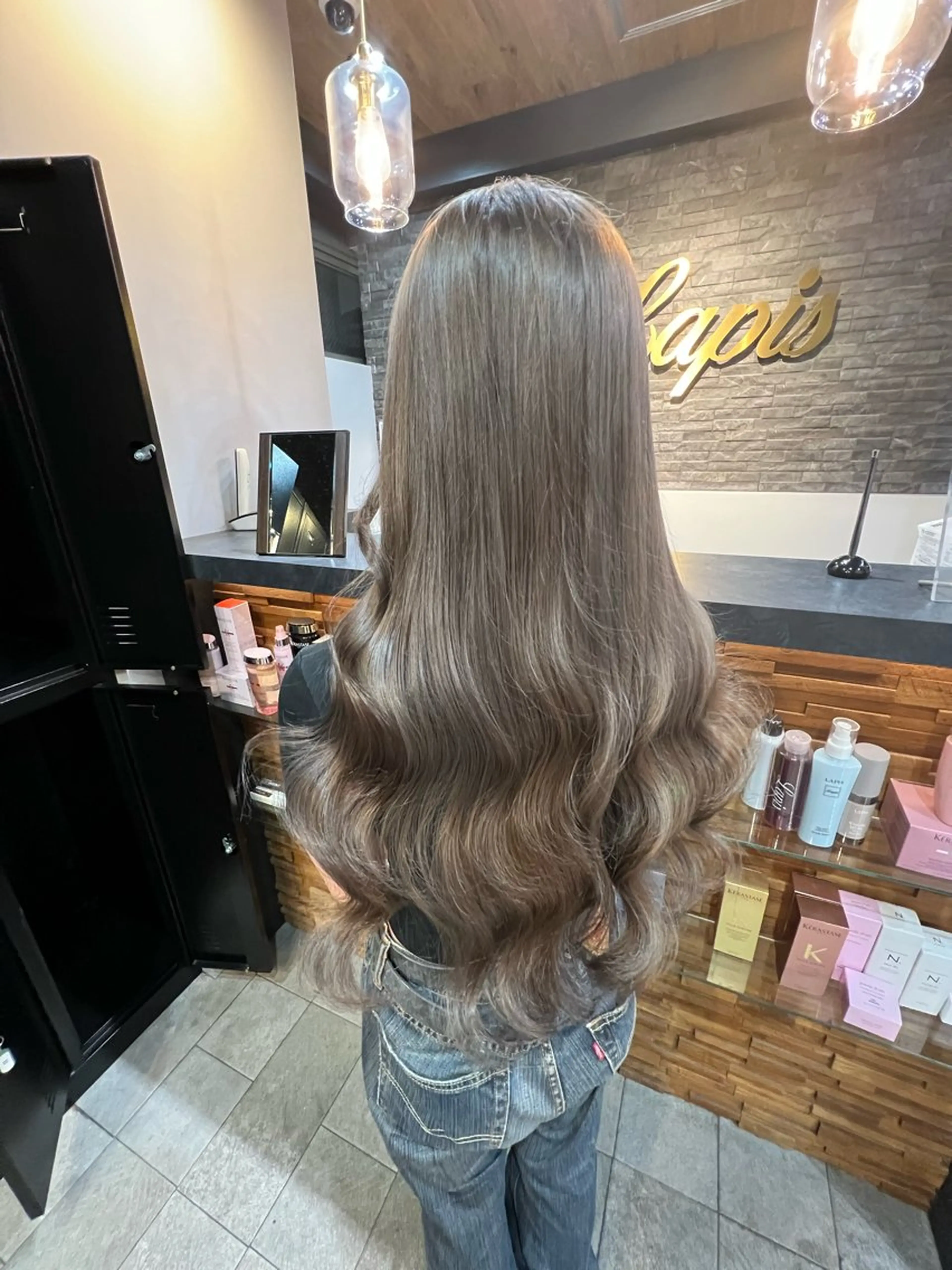 ロング カラー ヘアアレンジ ヘアカラー エクステ 横浜/エクステ特化× 艶カラー/あいかのヘアスタイル