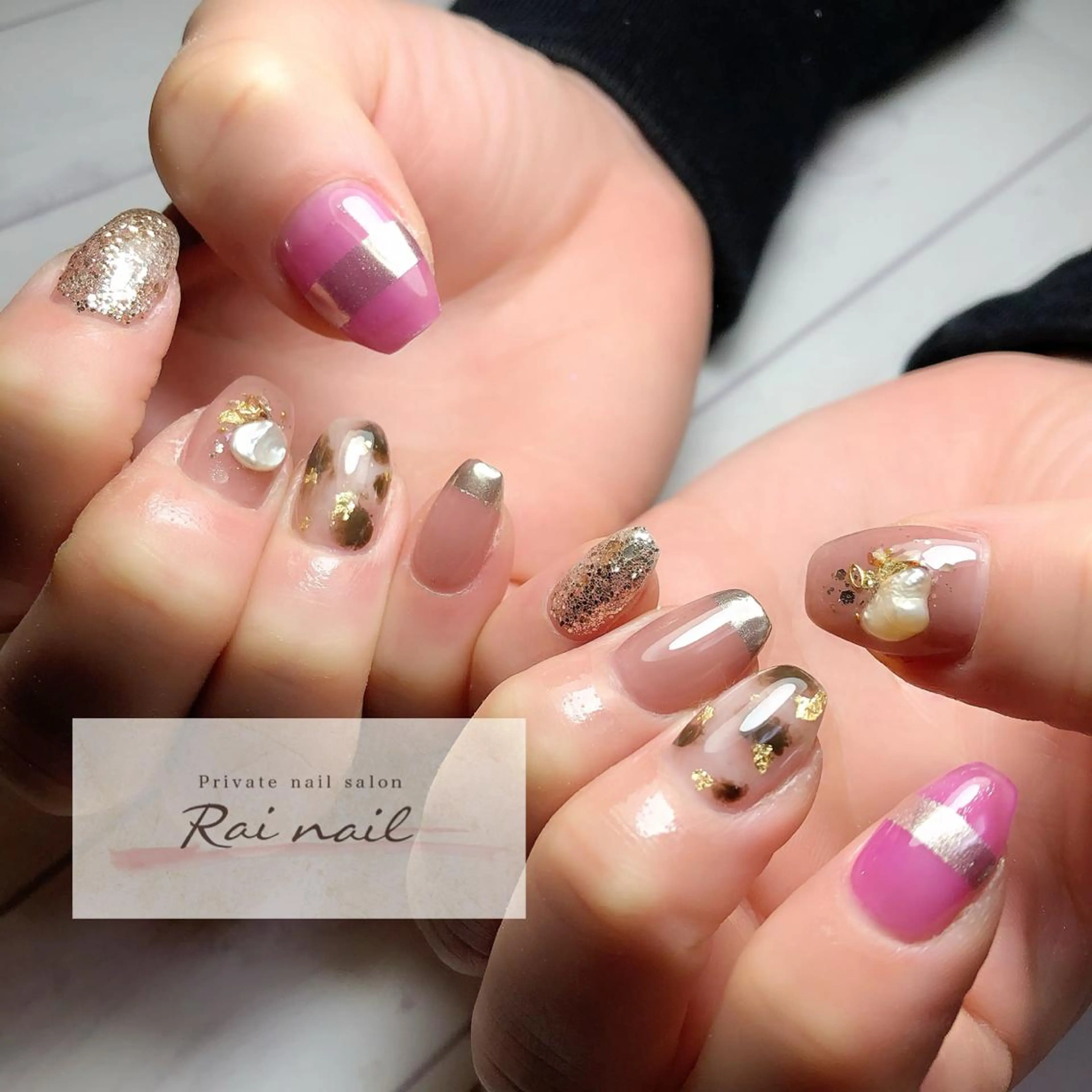 ネイル ハンドネイル Rai nail_ Risaのネイルデザイン