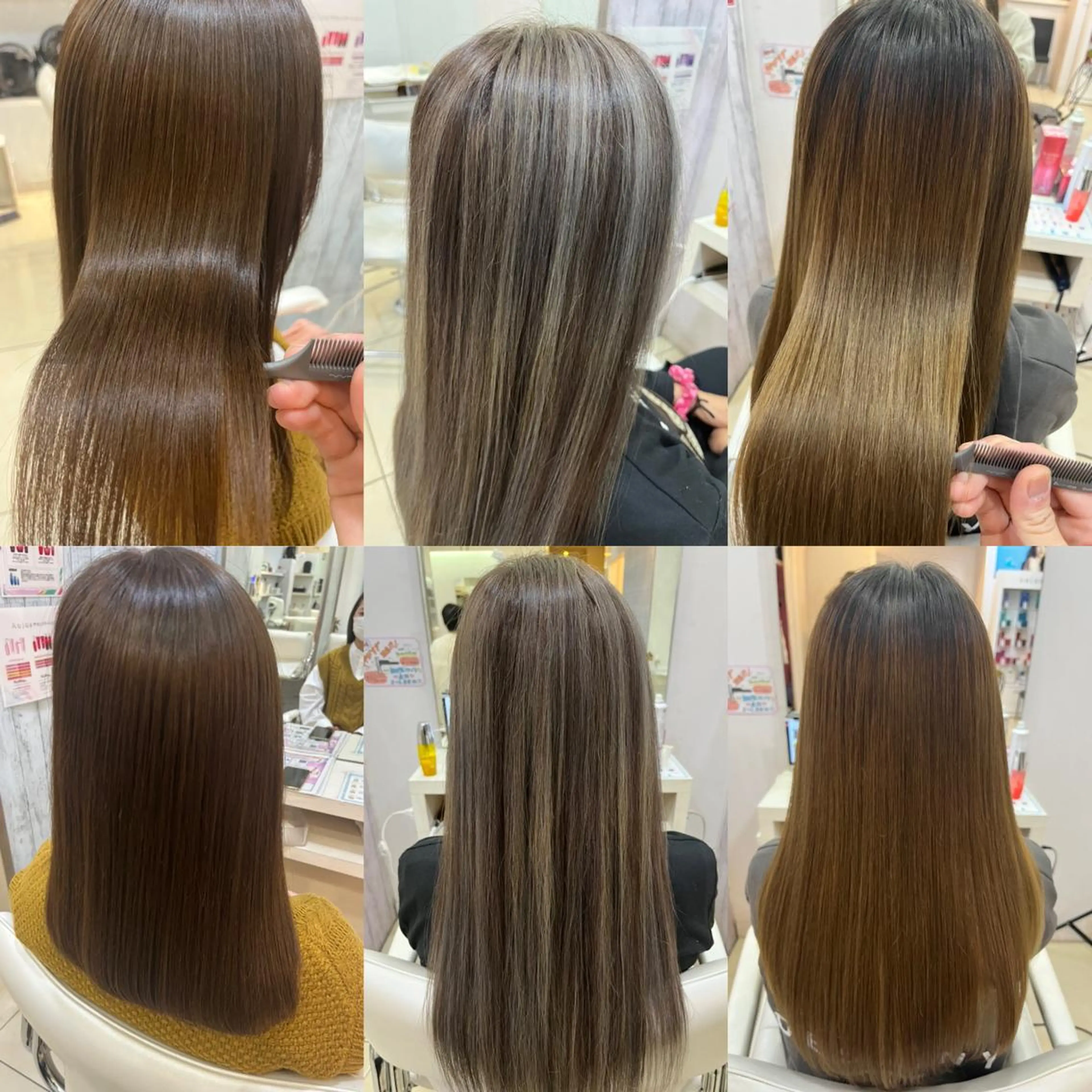 ロング パーマ 髪質改善 ストレートパーマ 【髪質改善】 美髪/久岡徹也のヘアスタイル