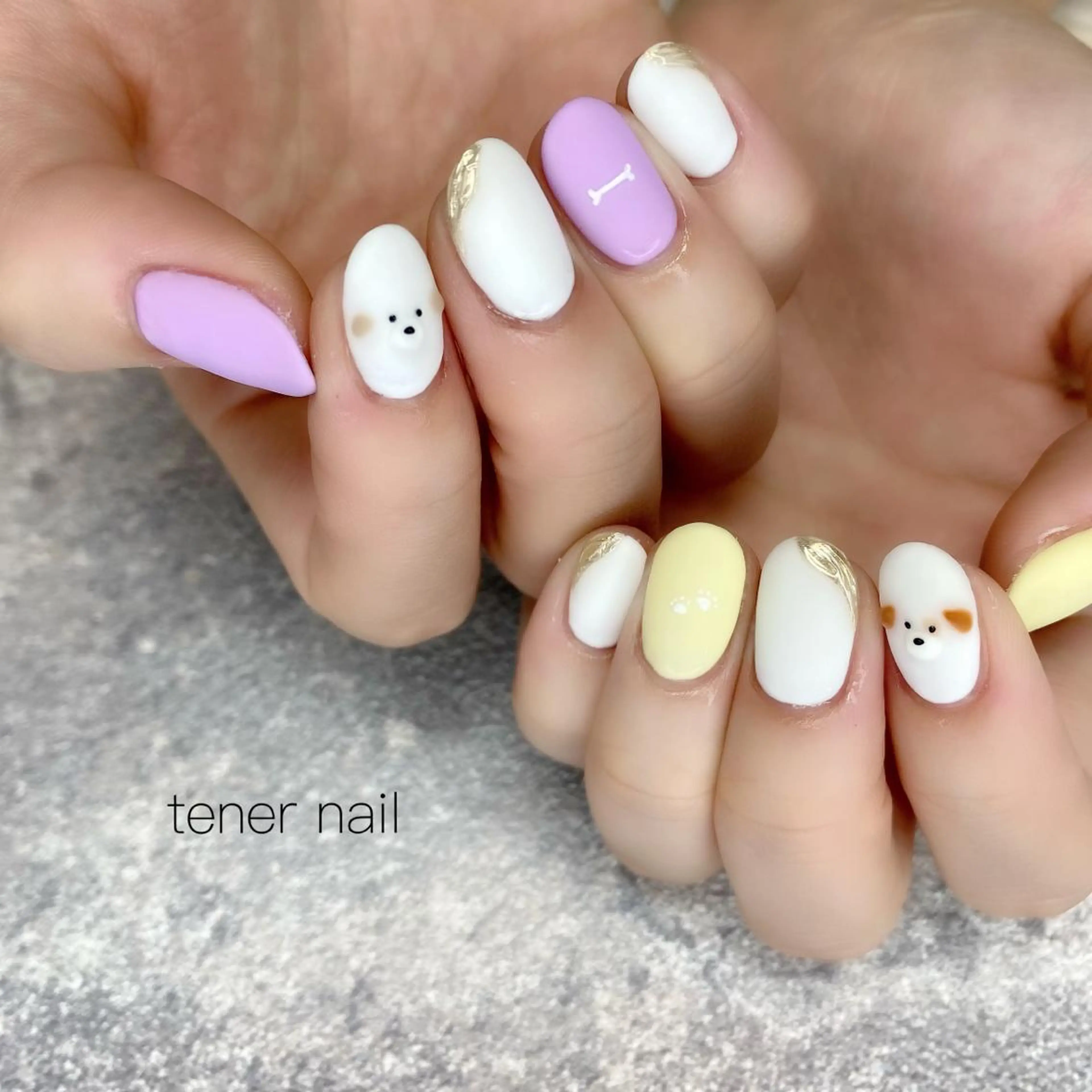 ネイル マットネイル テネルネイル tener nailのネイルデザイン