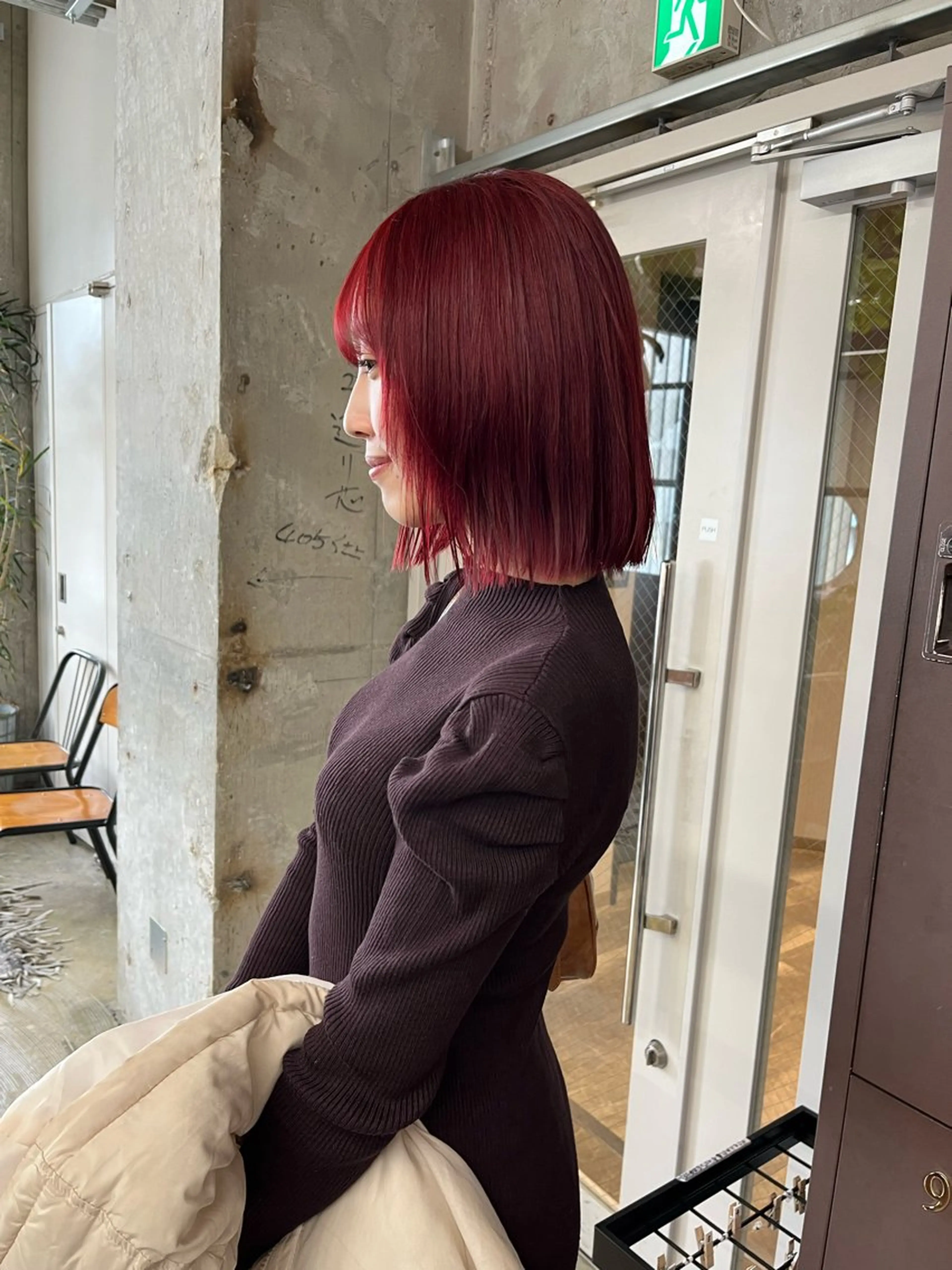 ミディアム カラー カット ヘアカラー トリートメント 小木曽智美 /ボブ/ショートのヘアスタイル