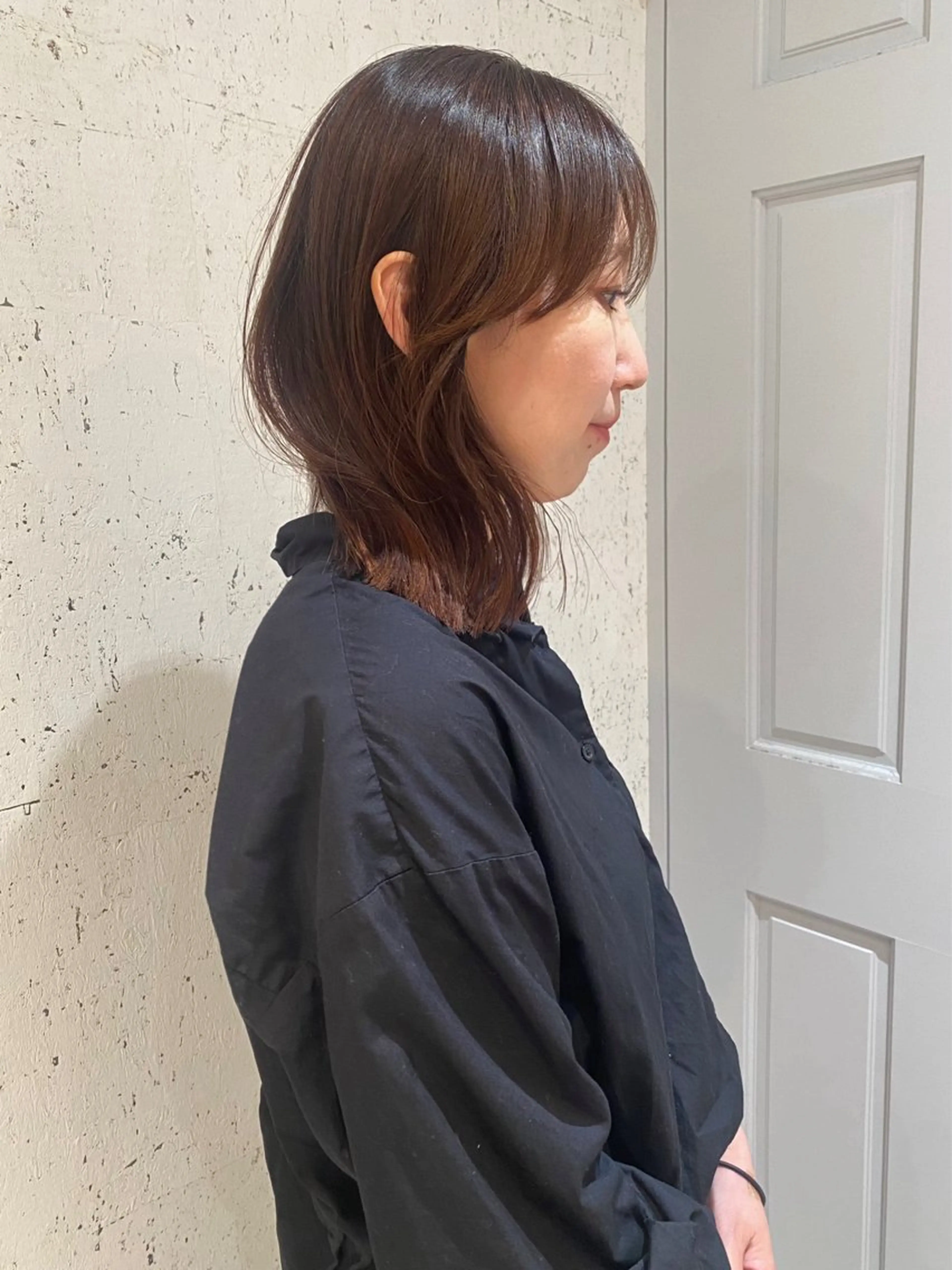 ミディアム カラー パーマ カット ヘアカラー 縮毛矯正 トリートメント mai / linoah˚✧のヘアスタイル