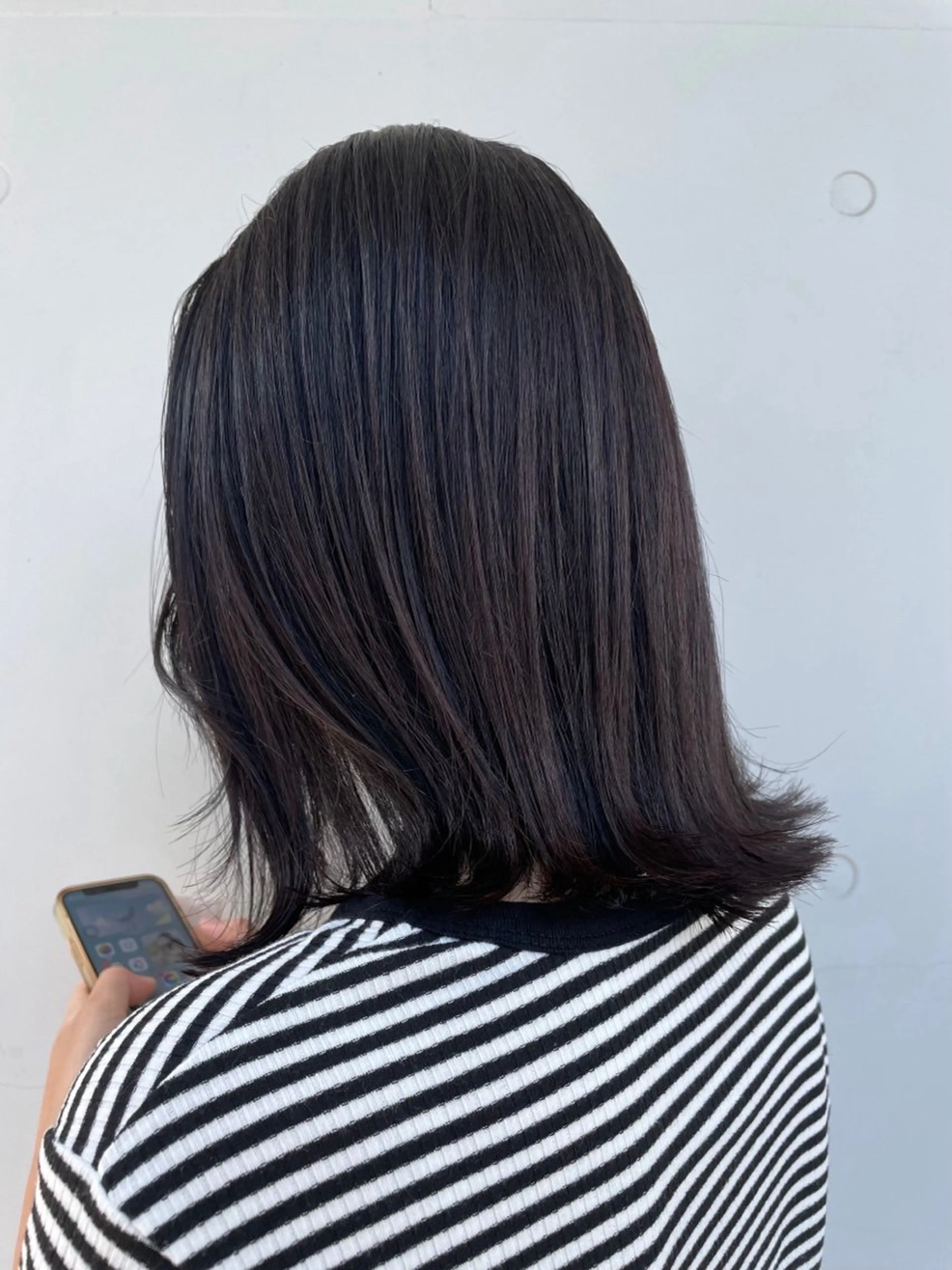 ミディアム 原宿♡透明感カラー♡ 縮毛矯正【MAYU】のヘアスタイル