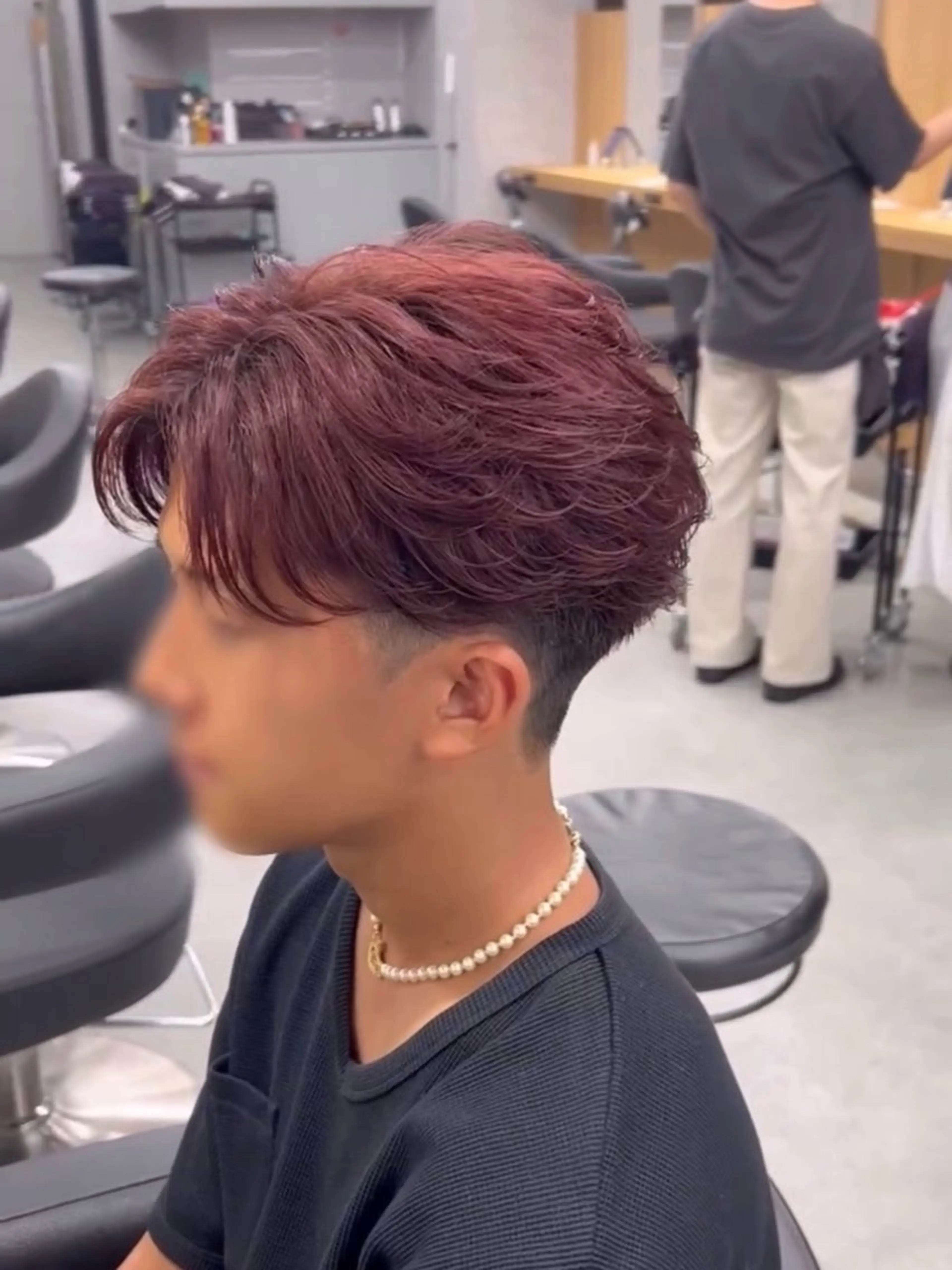 カラー メンズ 髪質改善 石井 昇陽のヘアスタイル