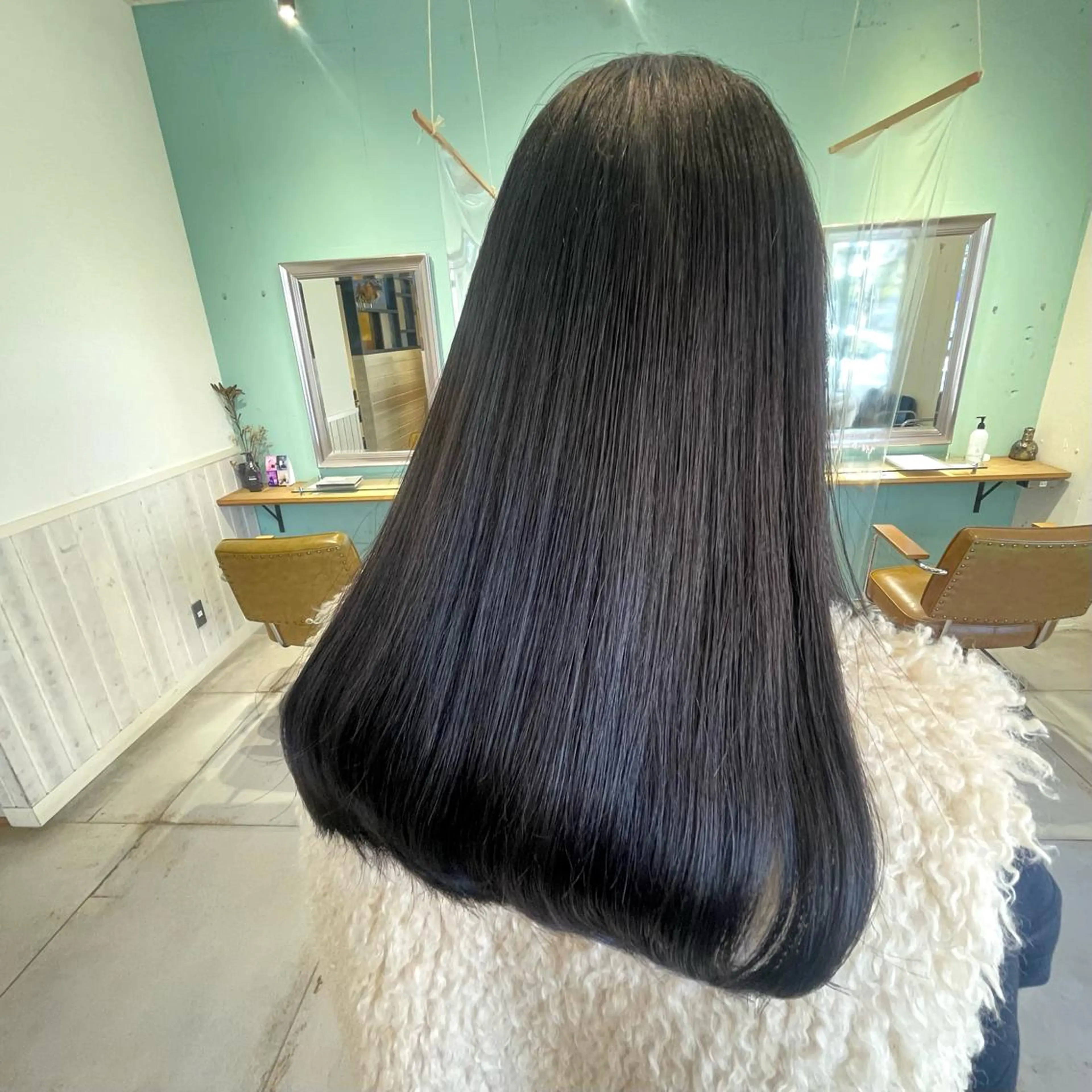 ロング カラー スナコザワ レナのヘアスタイル