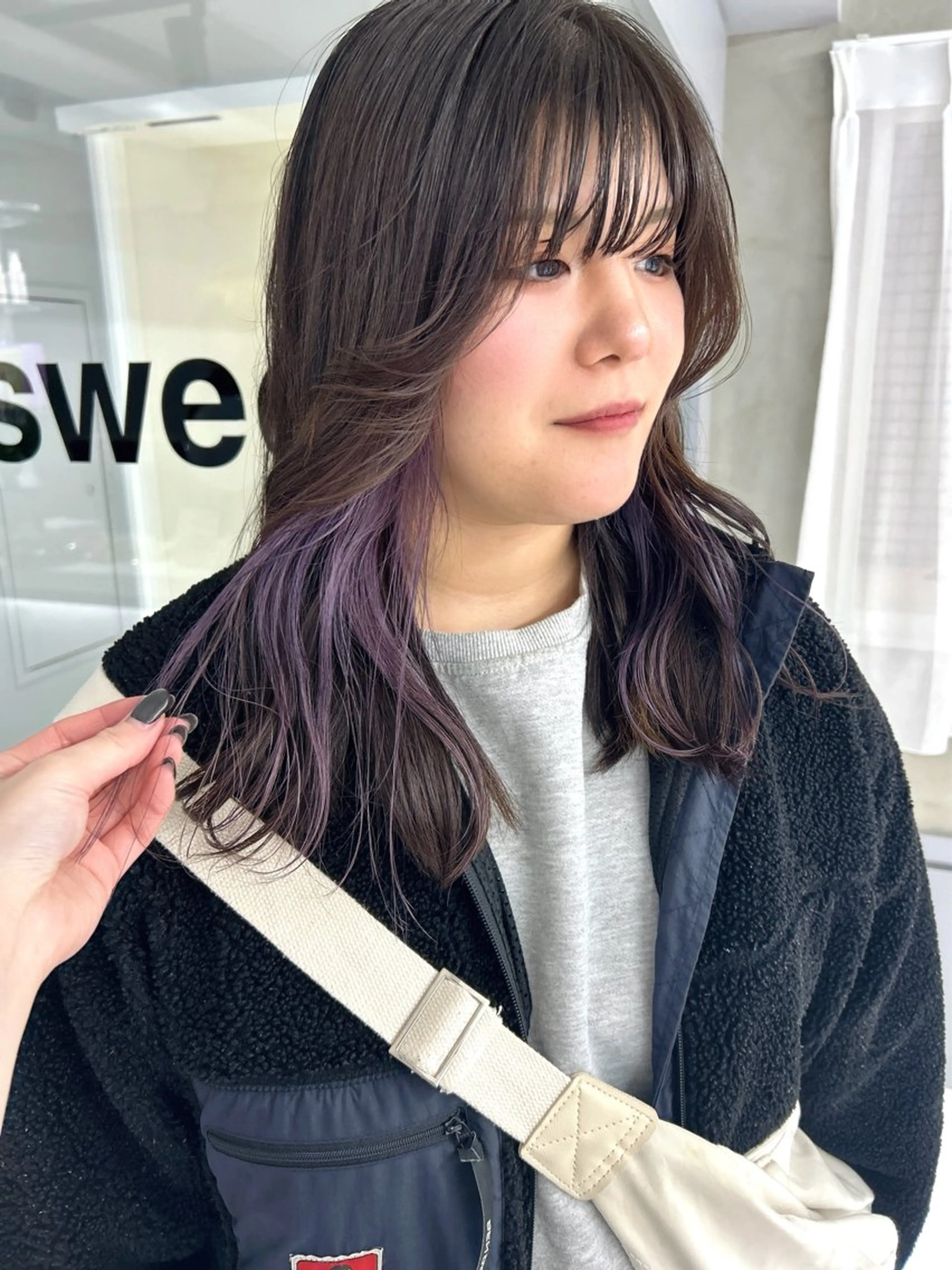 ミディアム カラー shizuna/平尾 /カラー/髪質改善のヘアスタイル