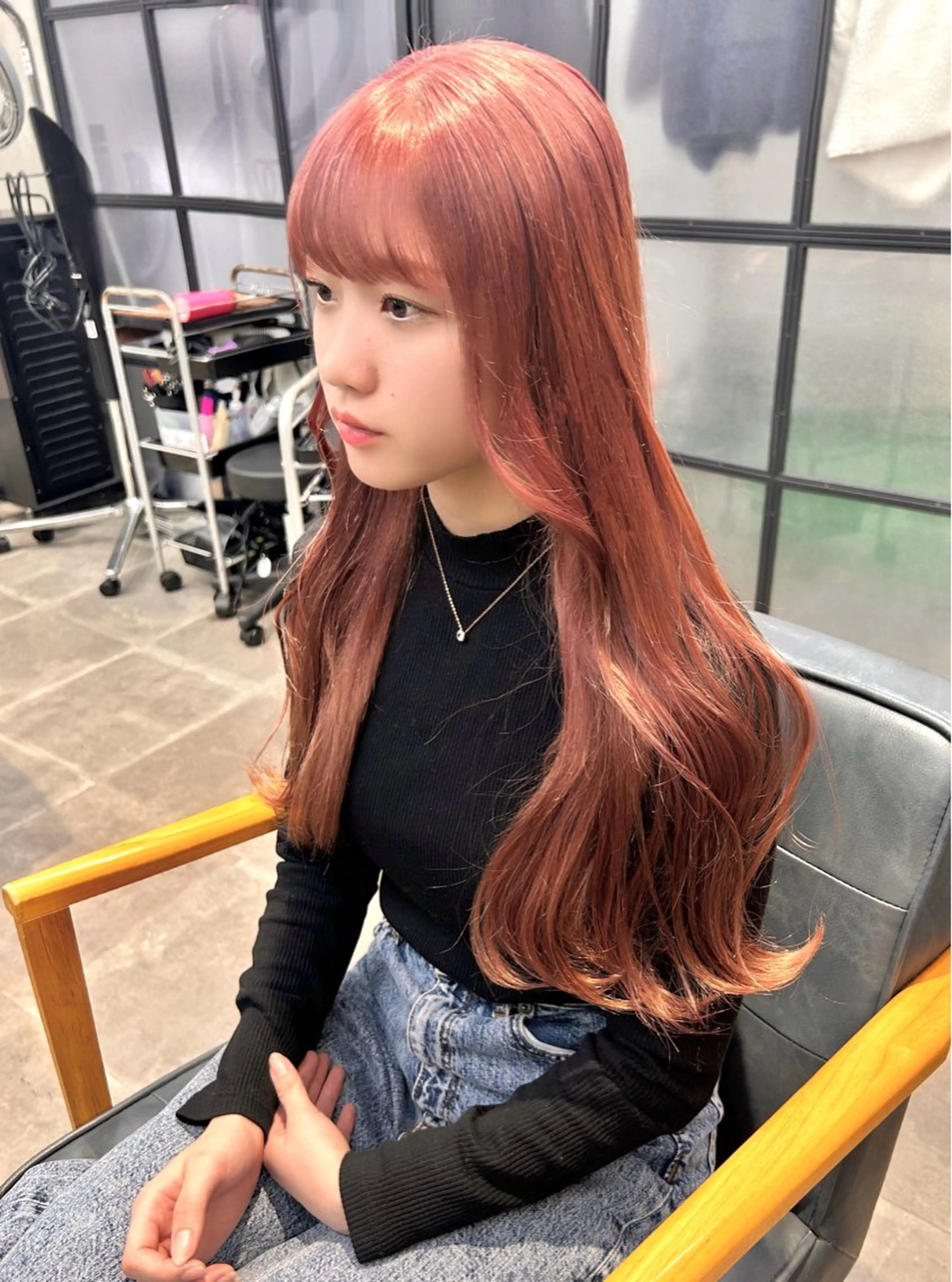 ロング カラー 韓国×髪質改善カラー 💎hinaのヘアスタイル