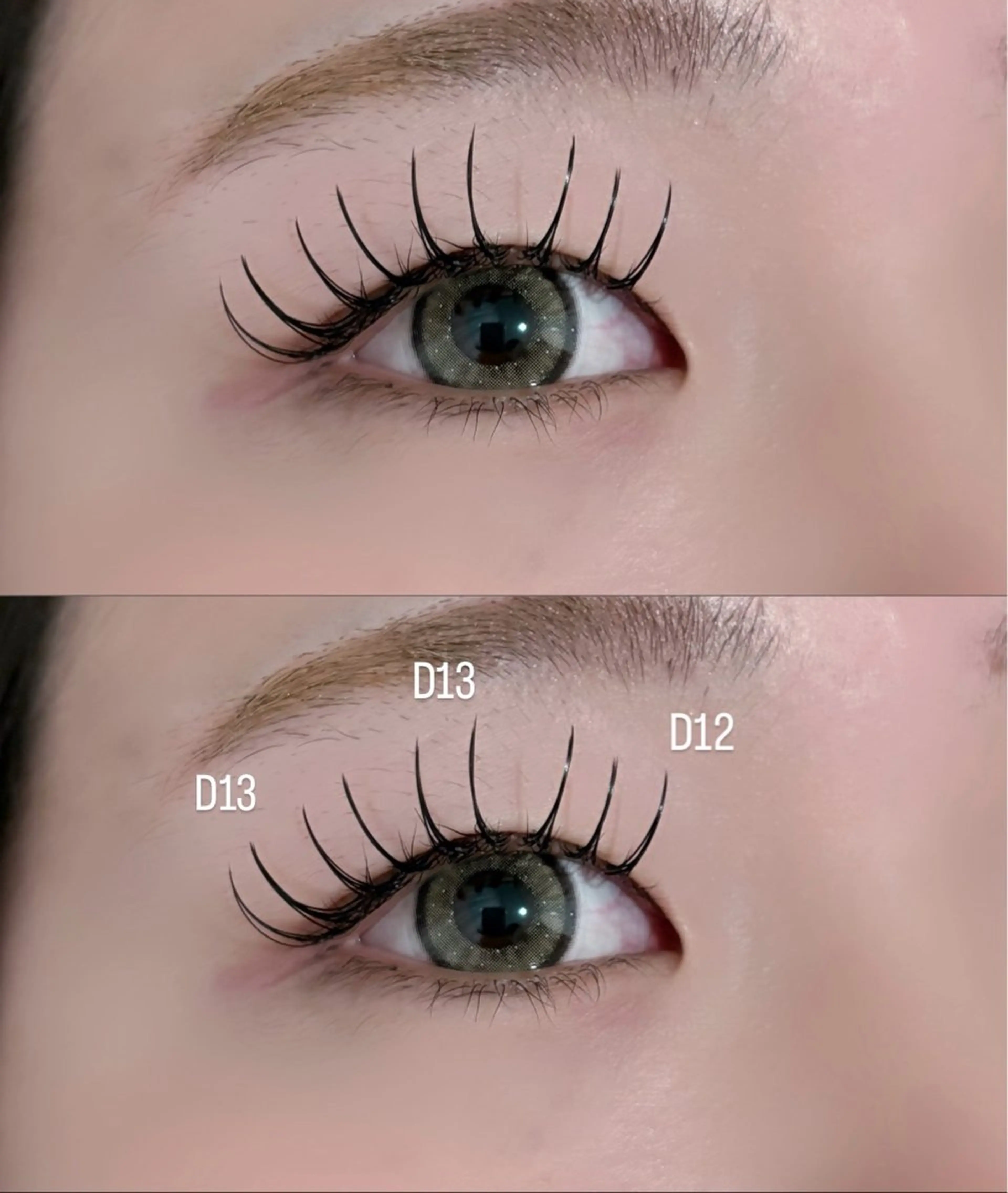 マツエク・マツパ フラットラッシュ meRK manamiのマツエク・マツパデザイン