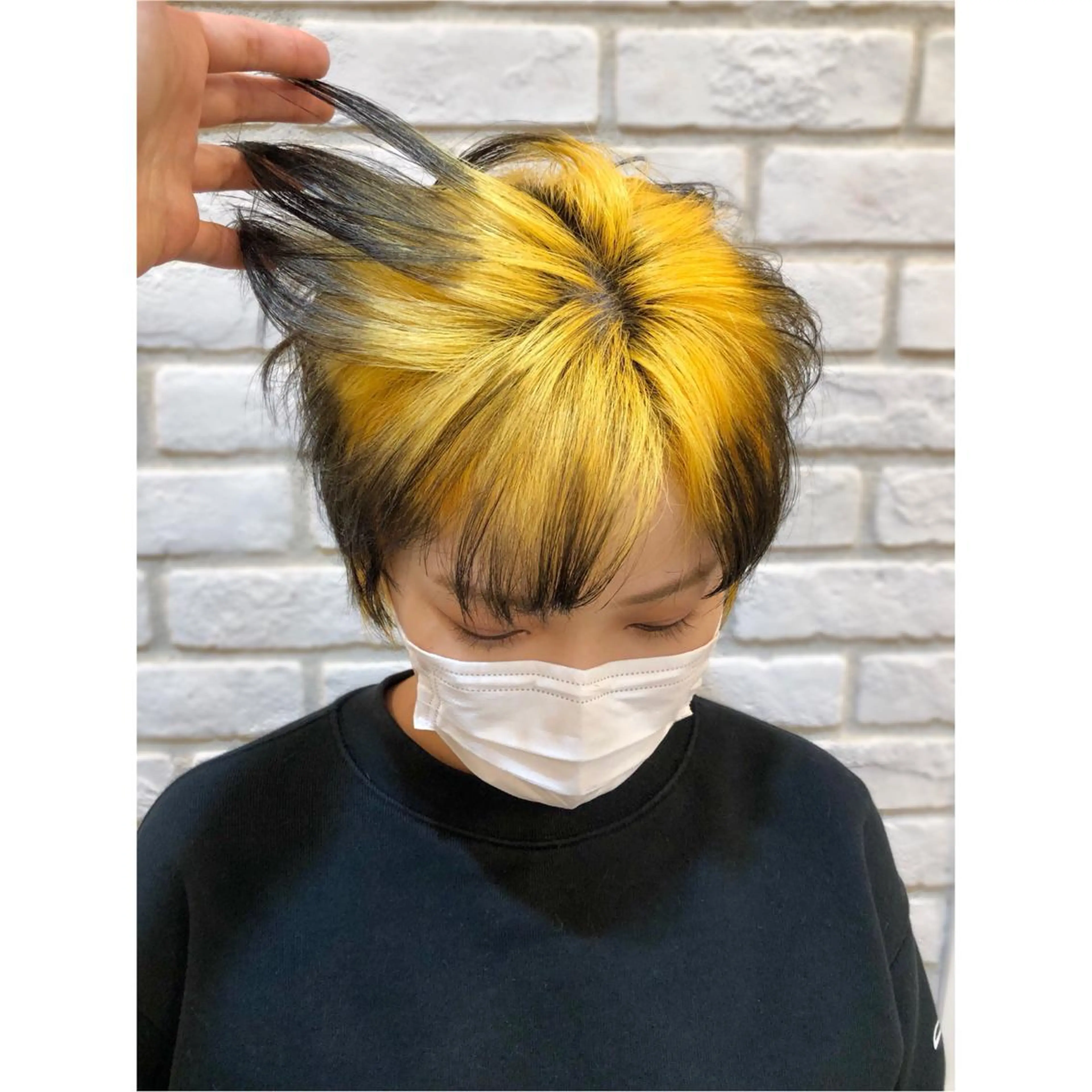 ショート カラー グラデーションカラー ツートーンカラー 推しカラー✨ オタク美容師ユウカのヘアスタイル