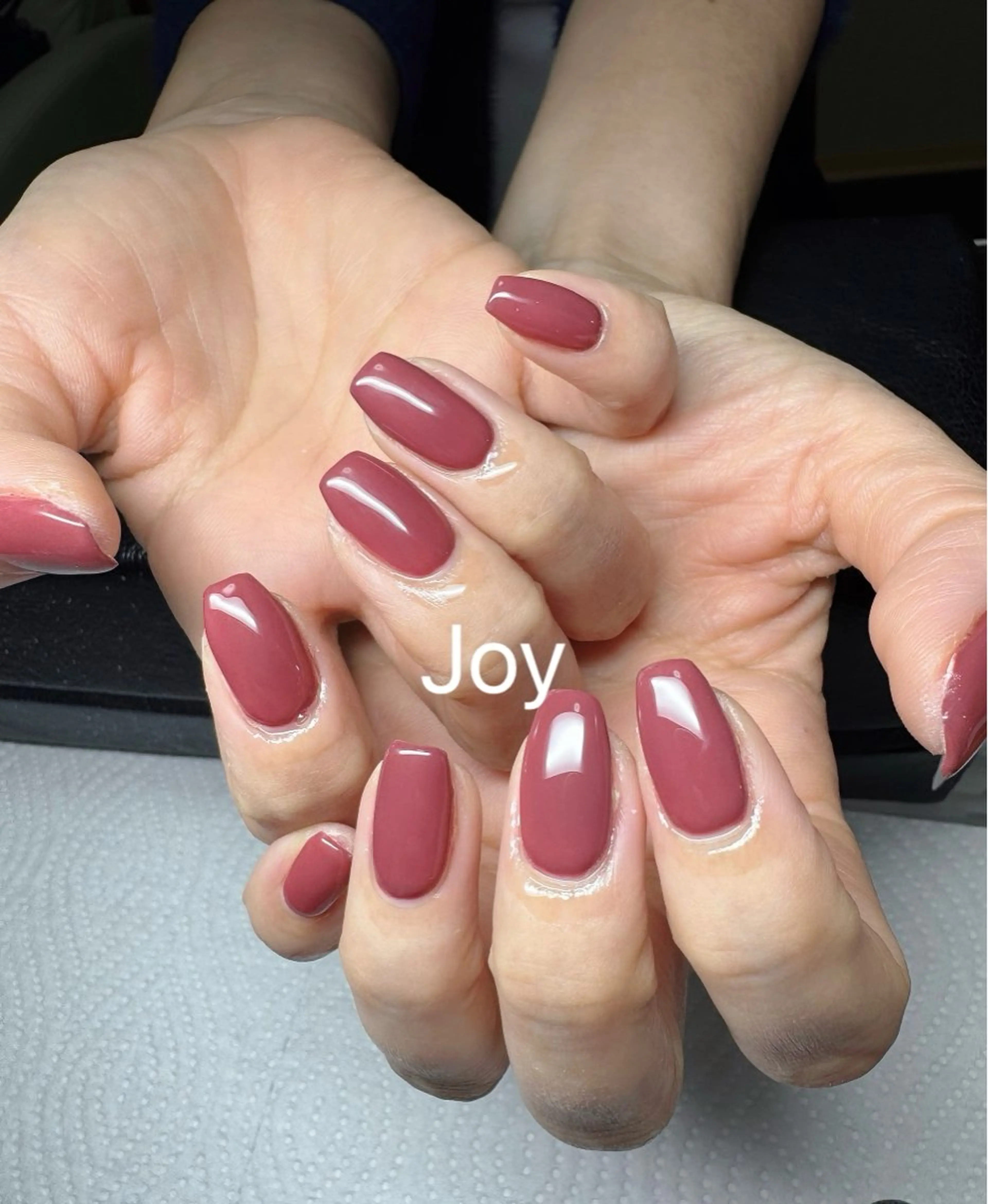 ネイル ジェルネイル ワンカラーネイル シンプルネイル Nail Salon JOYのネイルデザイン