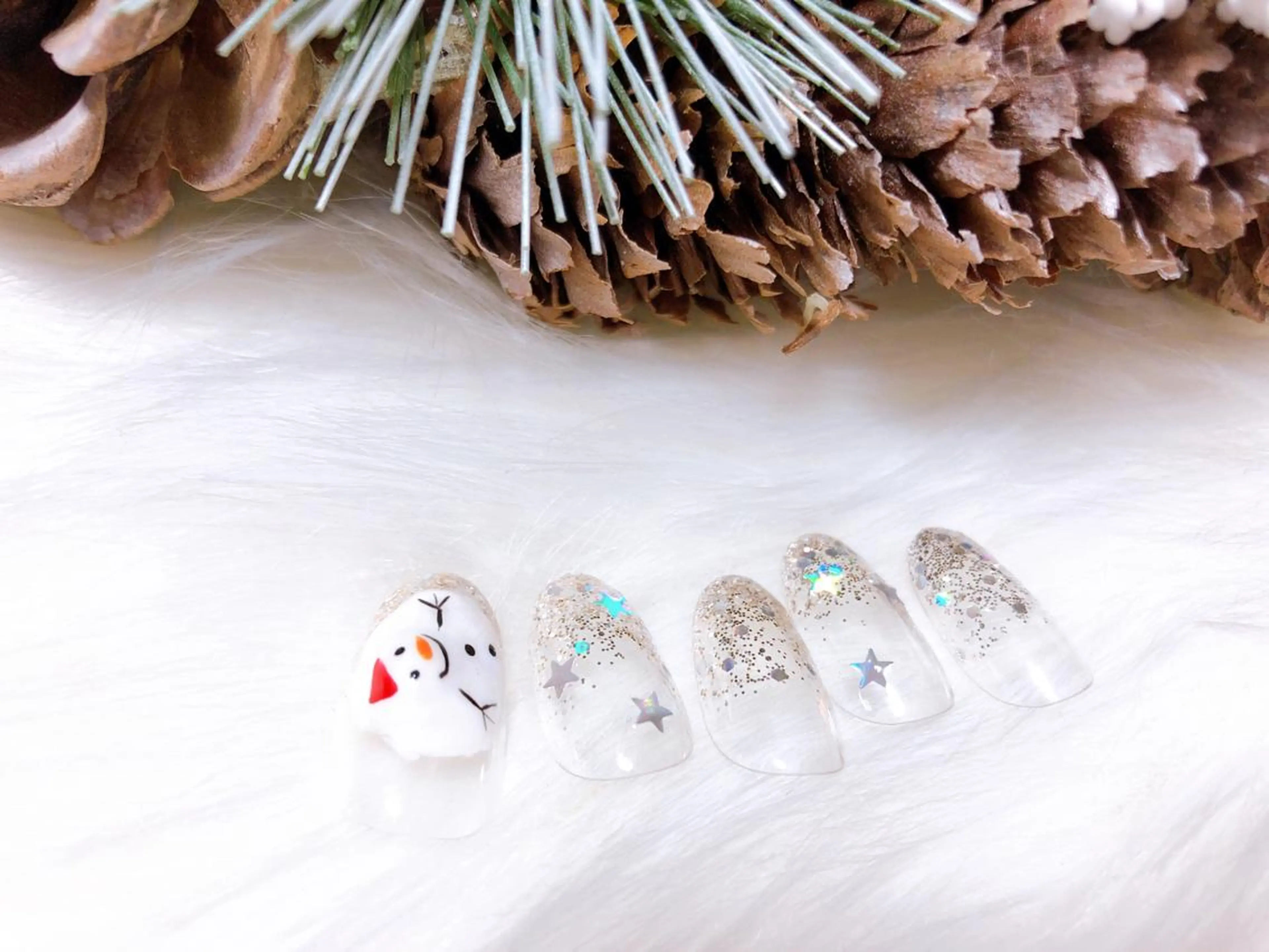 ネイル 冬ネイル クリスマス kiki nail &brow二子玉川の眉毛・アイブロウイメージ