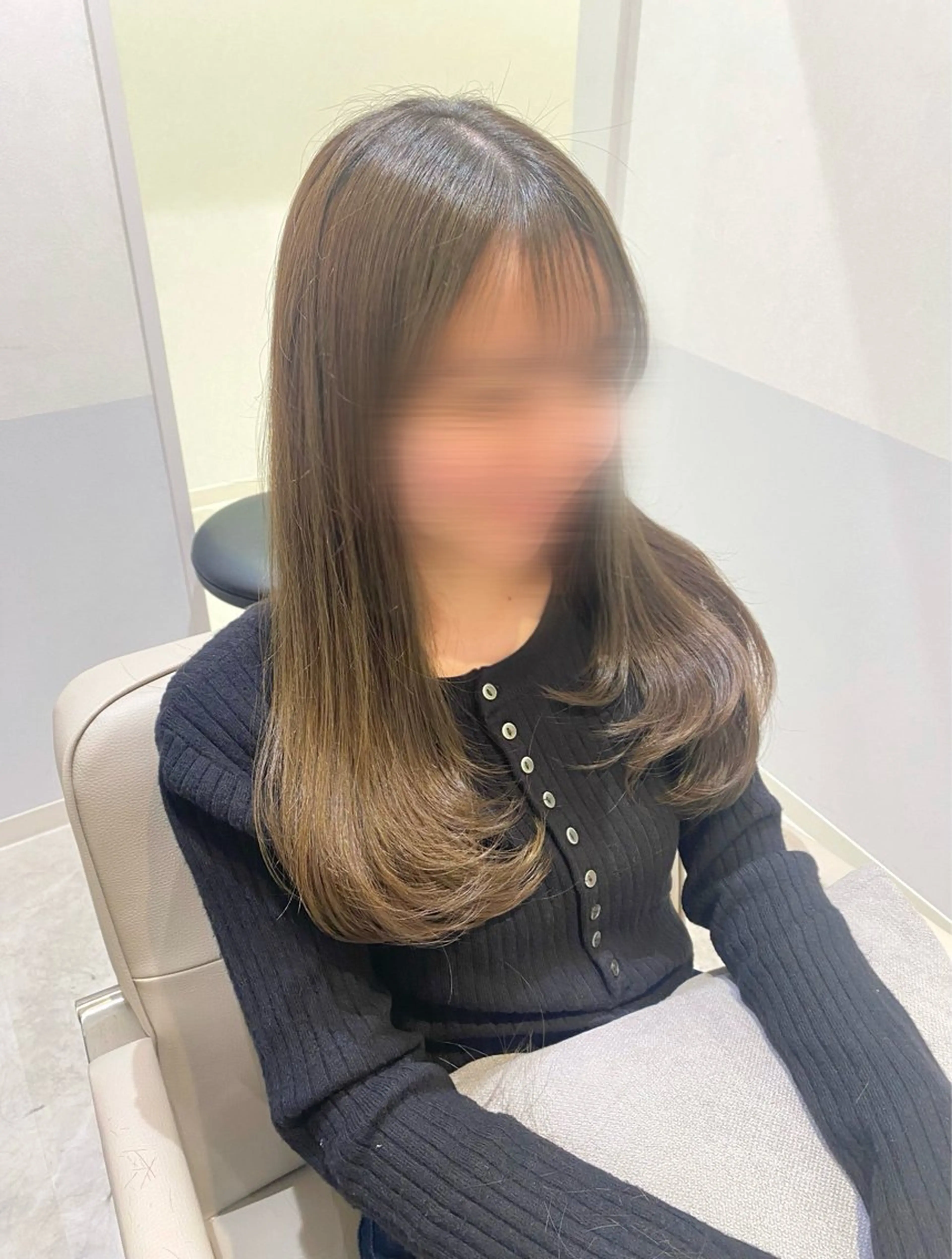 ロング カラー ベージュカラー オリーブベージュ レイヤーカット 似合わせカット カット ヘアカラー トリートメント 韓国ヘア・カラー 🩵SHIZUKUのヘアスタイル