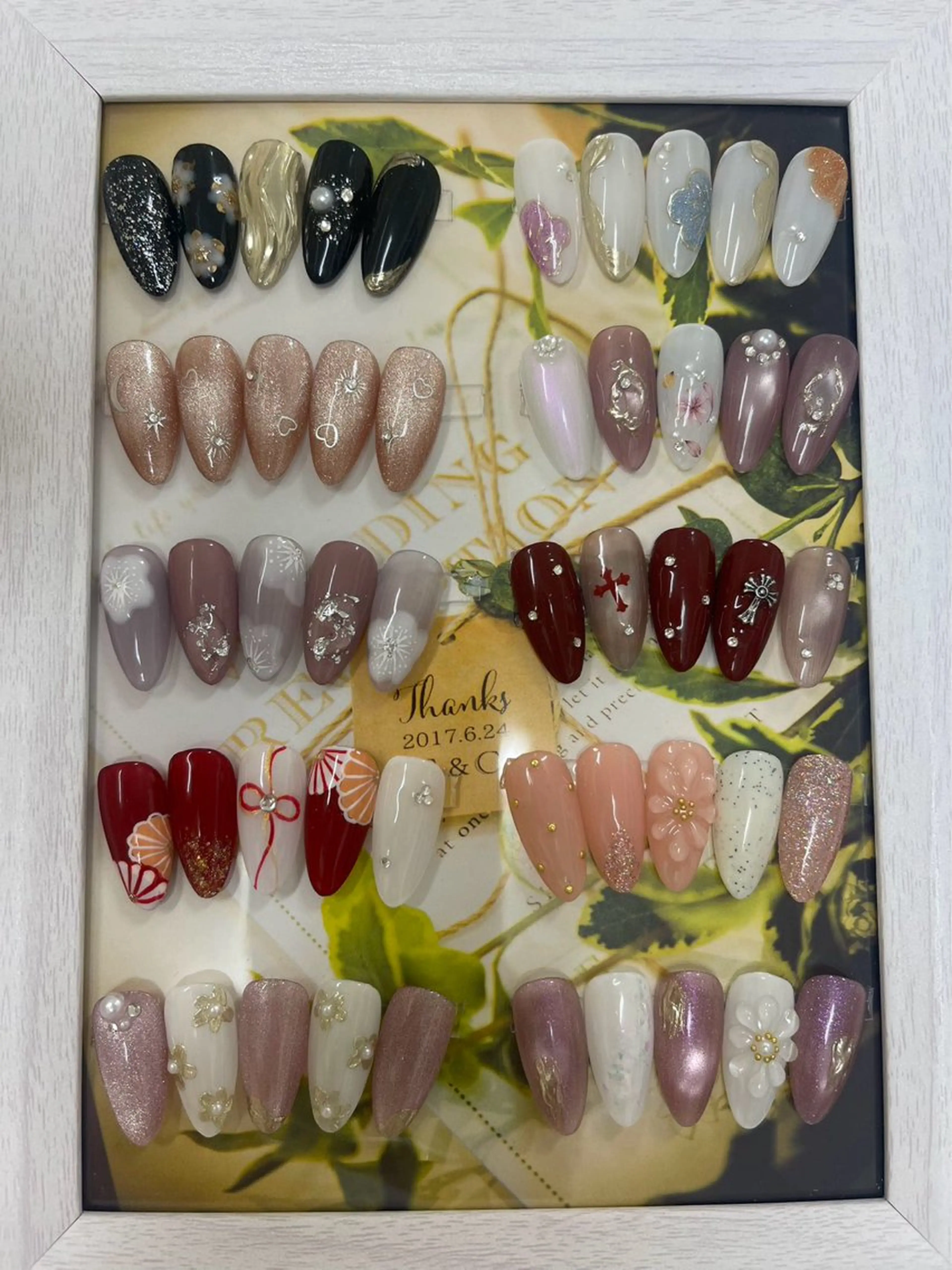 ネイル チークネイル 成人式 フレンチネイル グラデーション 氷ネイル・うるうるネイル 陳 rinaのネイルデザイン