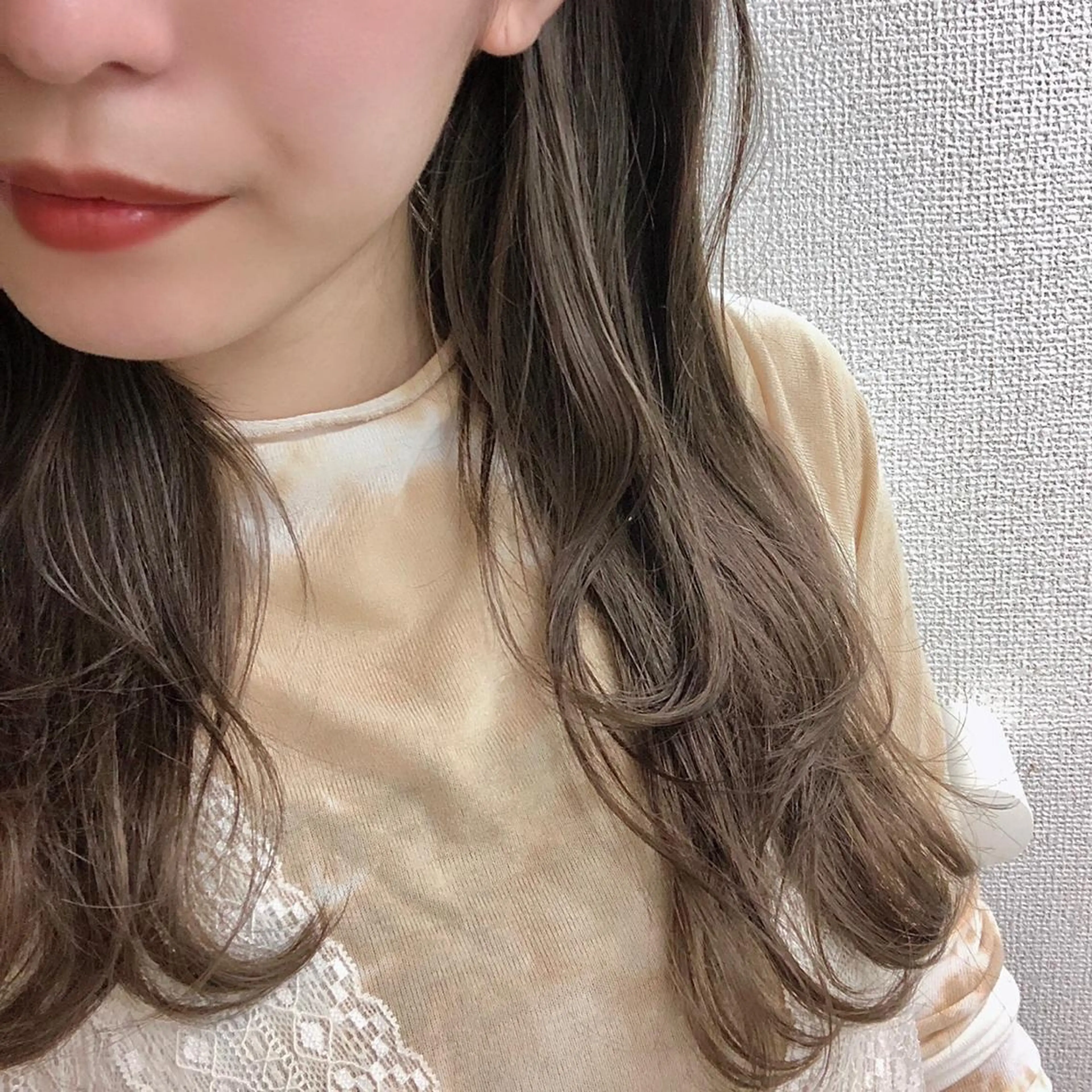 ミディアム カラー ヘアアレンジ ヘアカラー rico_by ヘアとアイブロウの眉毛・アイブロウイメージ