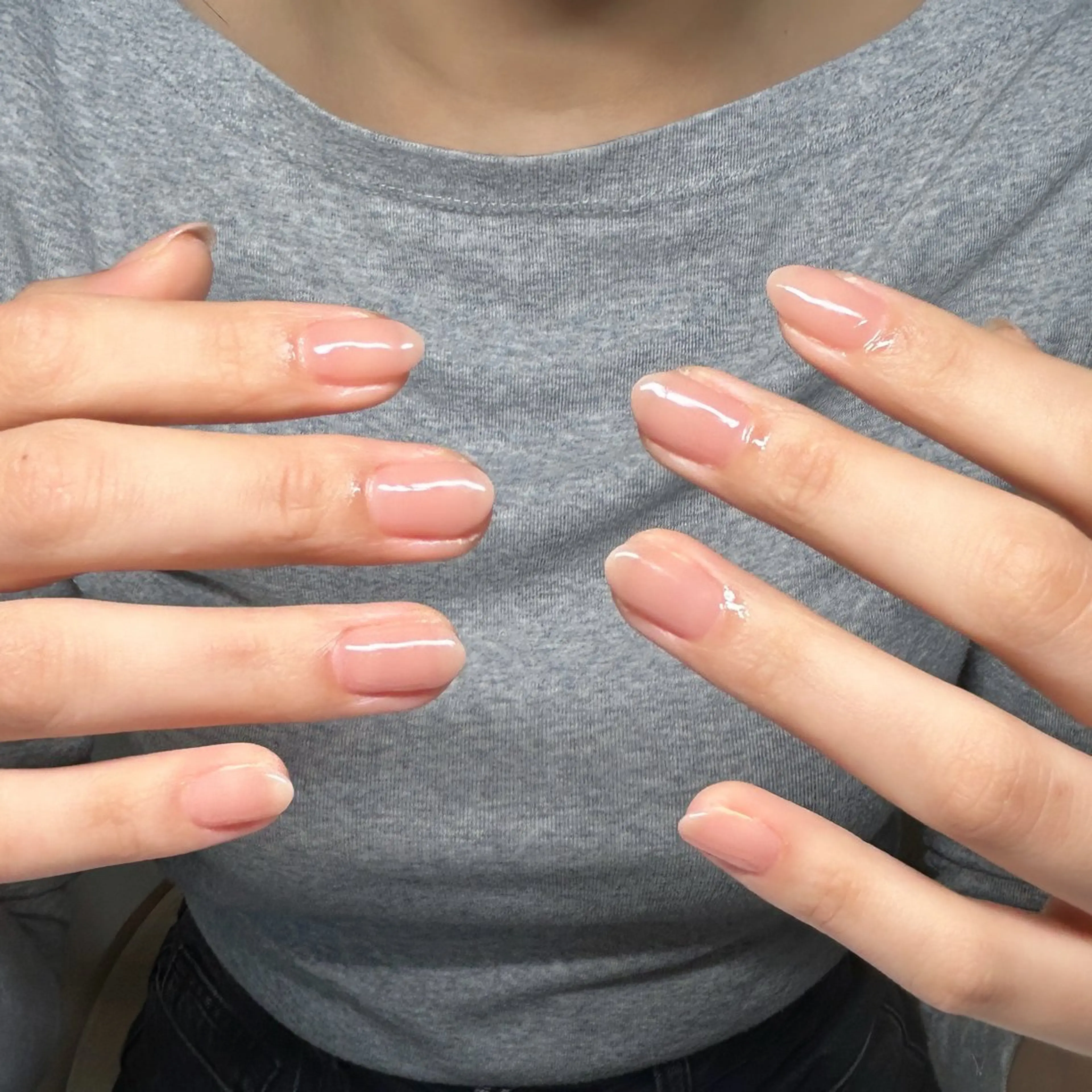 ネイル ピンク ハンドネイル Hanna 🫧のネイルデザイン