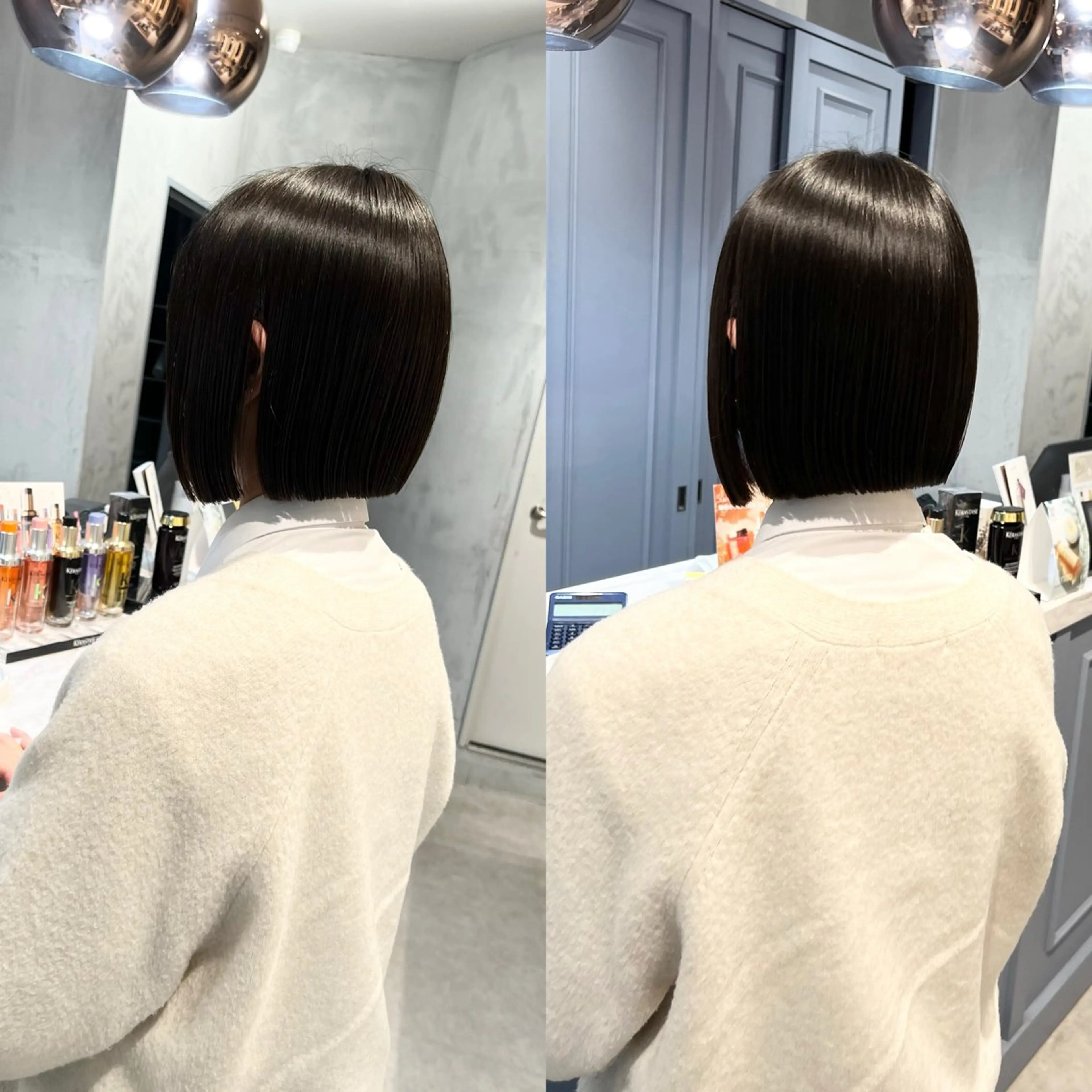 ショート カット ヘアカラー トリートメント レイヤー/ボブ 高嶋 優のヘアスタイル