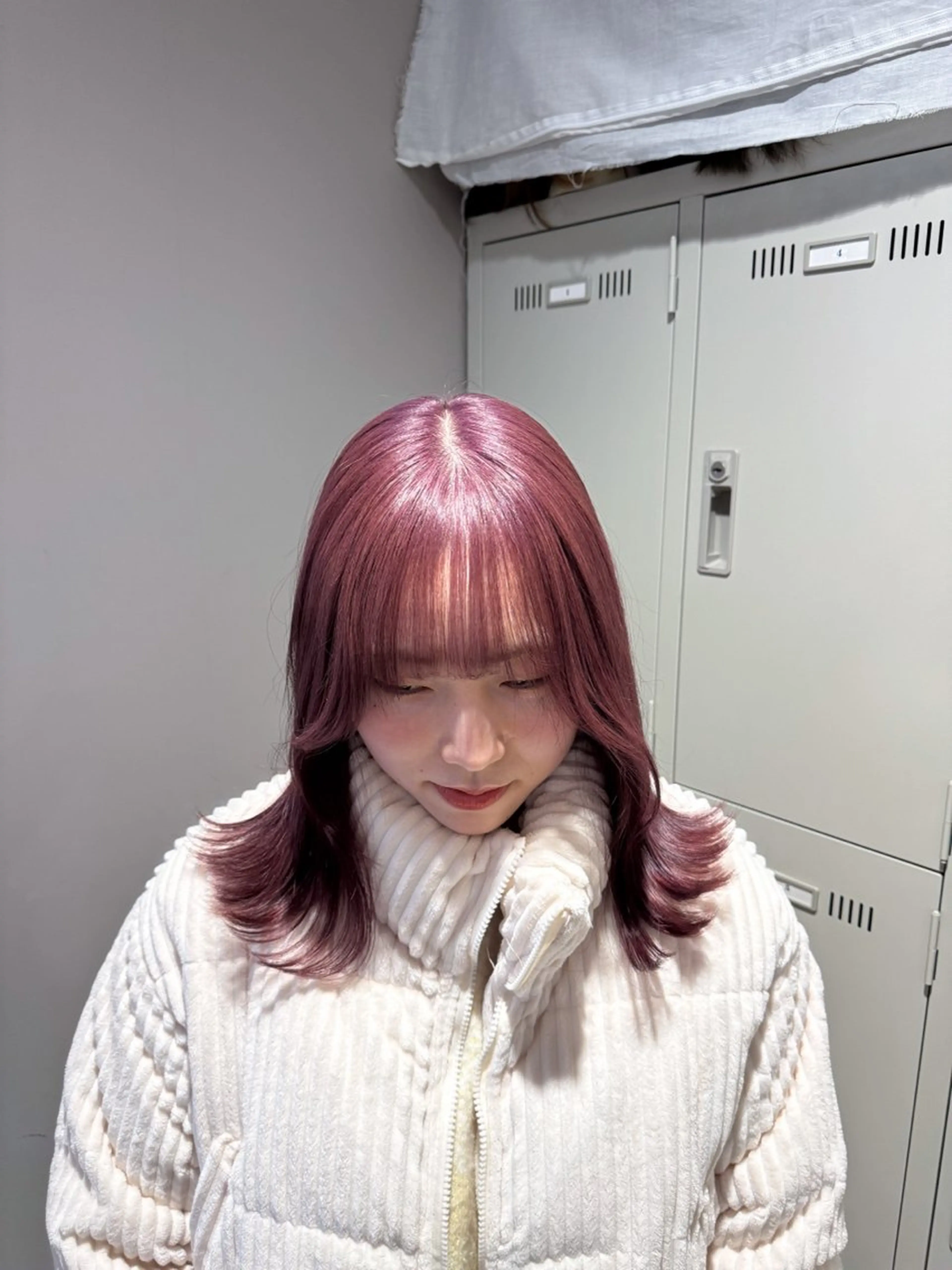 ミディアム カラー ヘアアレンジ Over hair_ misakiのヘアスタイル