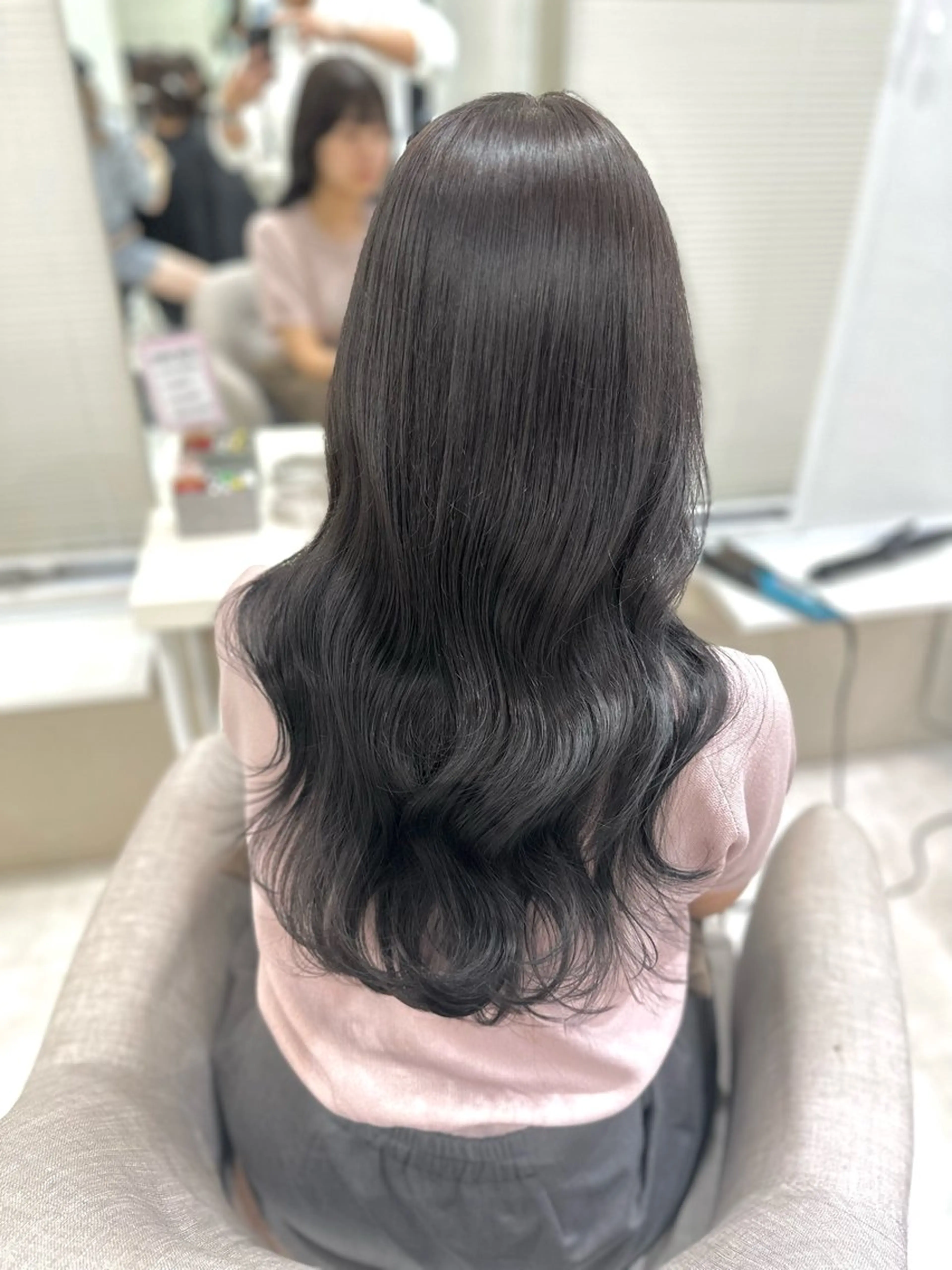 ロング カット ヘアカラー トリートメント 髪質改善× ブリーチなしyutoのヘアスタイル