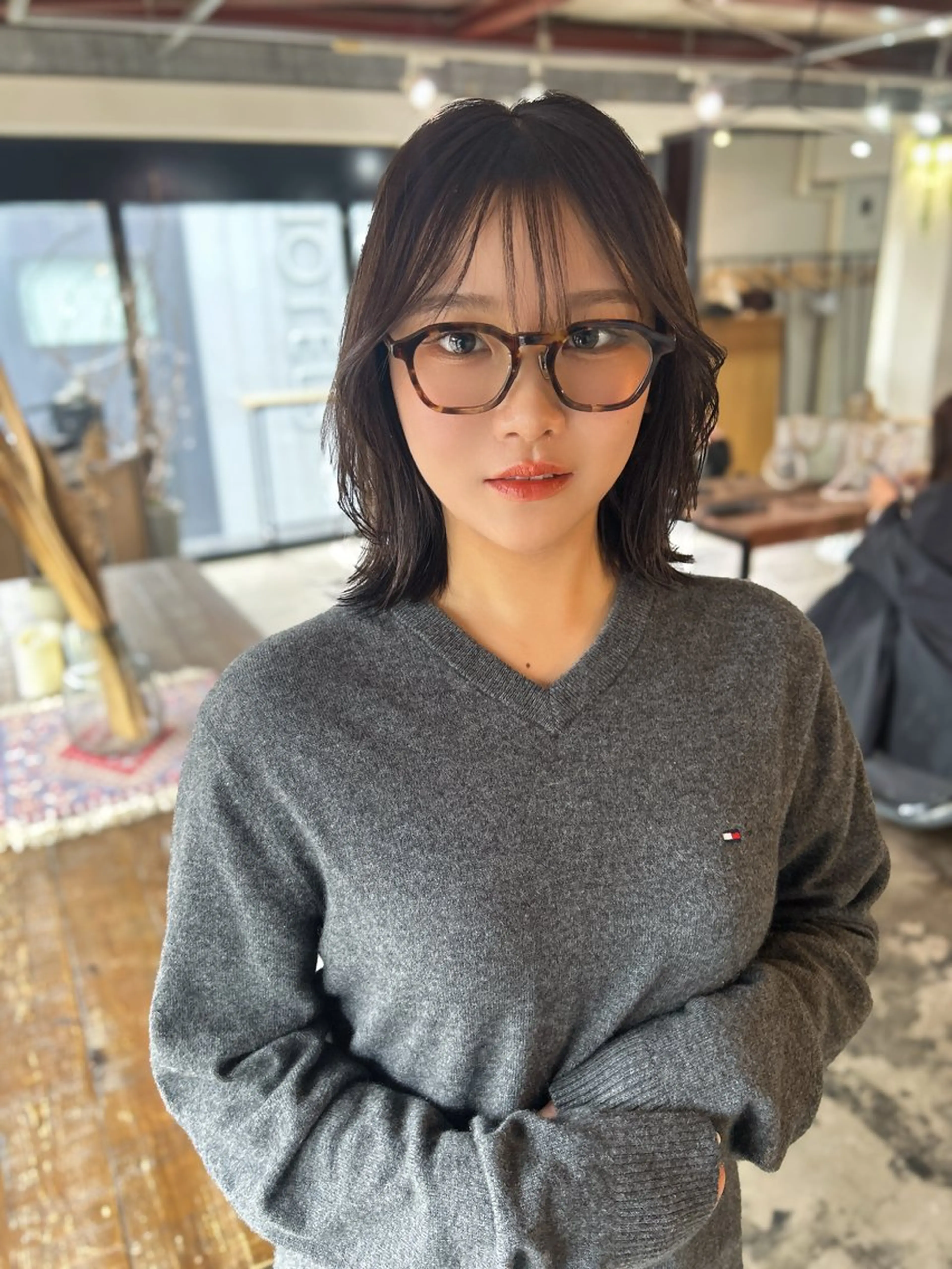 ショート カラー カット ヘアカラー トリートメント ダブルカラー/ 艶髪/SHISEIのヘアスタイル