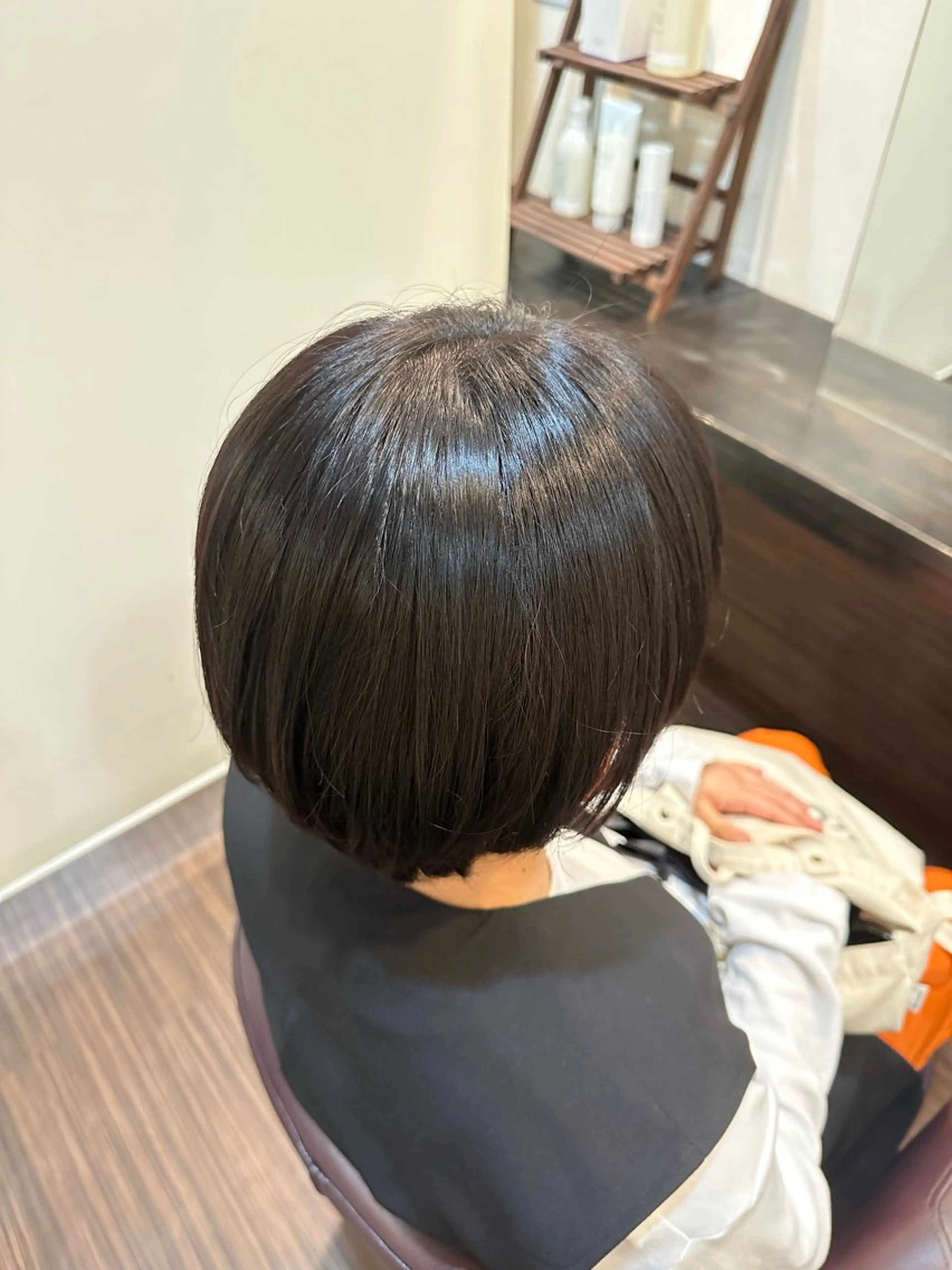 ショート カラー イルミナカラー 出路 亜理紗のヘアスタイル