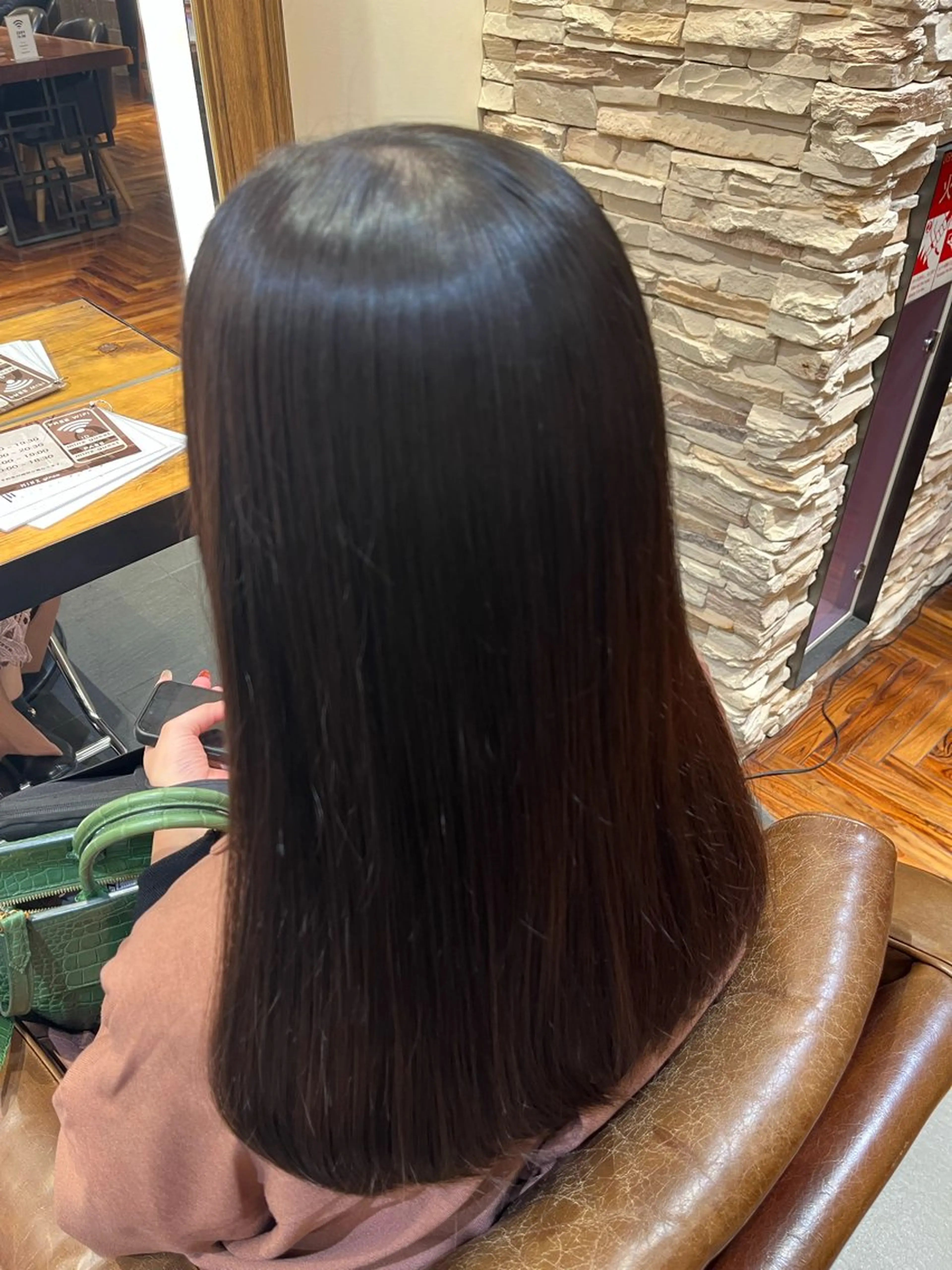 ロング パーマ 縮毛矯正 縮毛矯正 トリートメント 艶髪/透明感カラー/ METEO/山田凌大のヘアスタイル