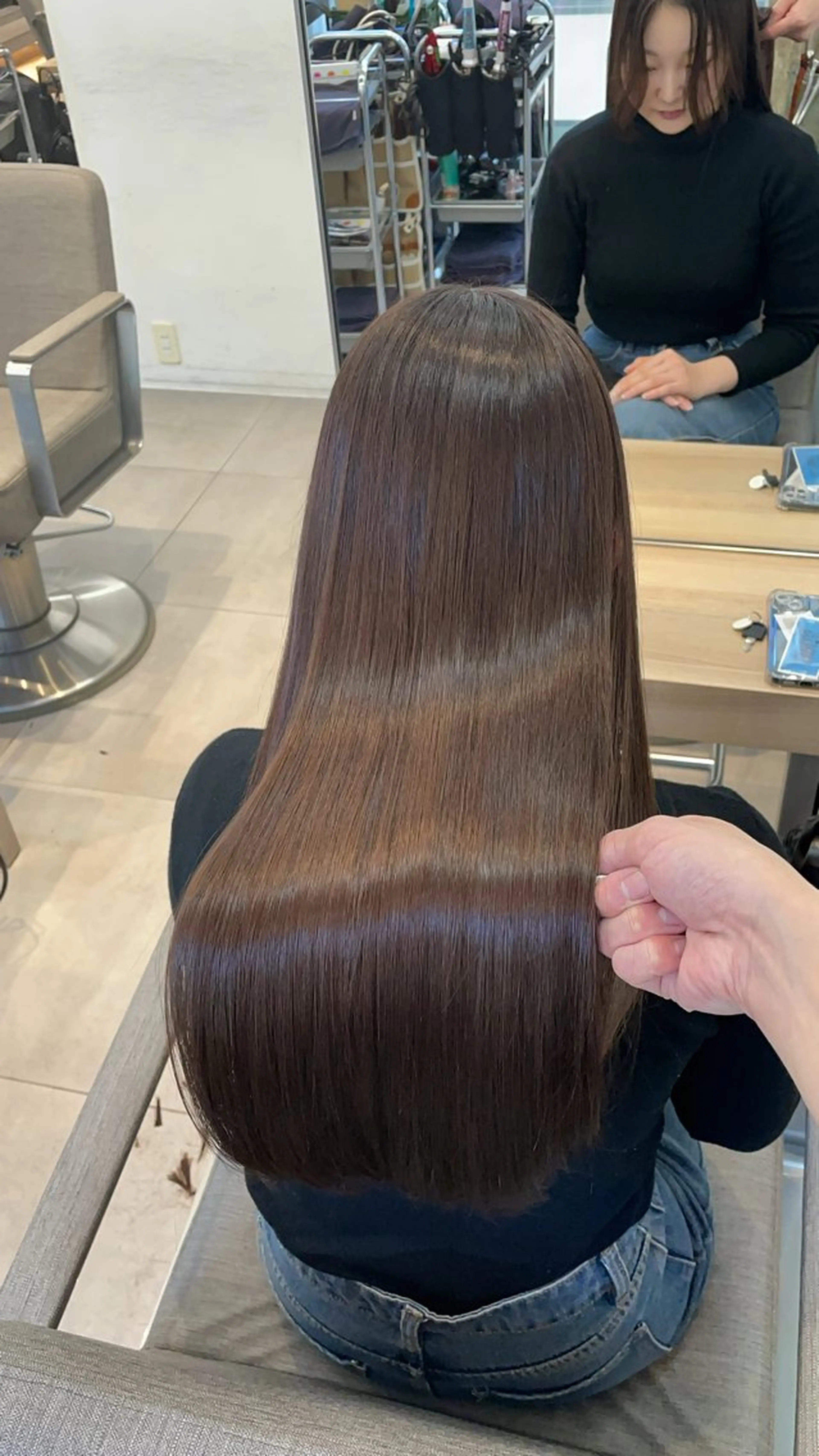 ロング カラー 髪質改善 ✨髪質改善✨美髪 矯正🫧小泉のヘアスタイル