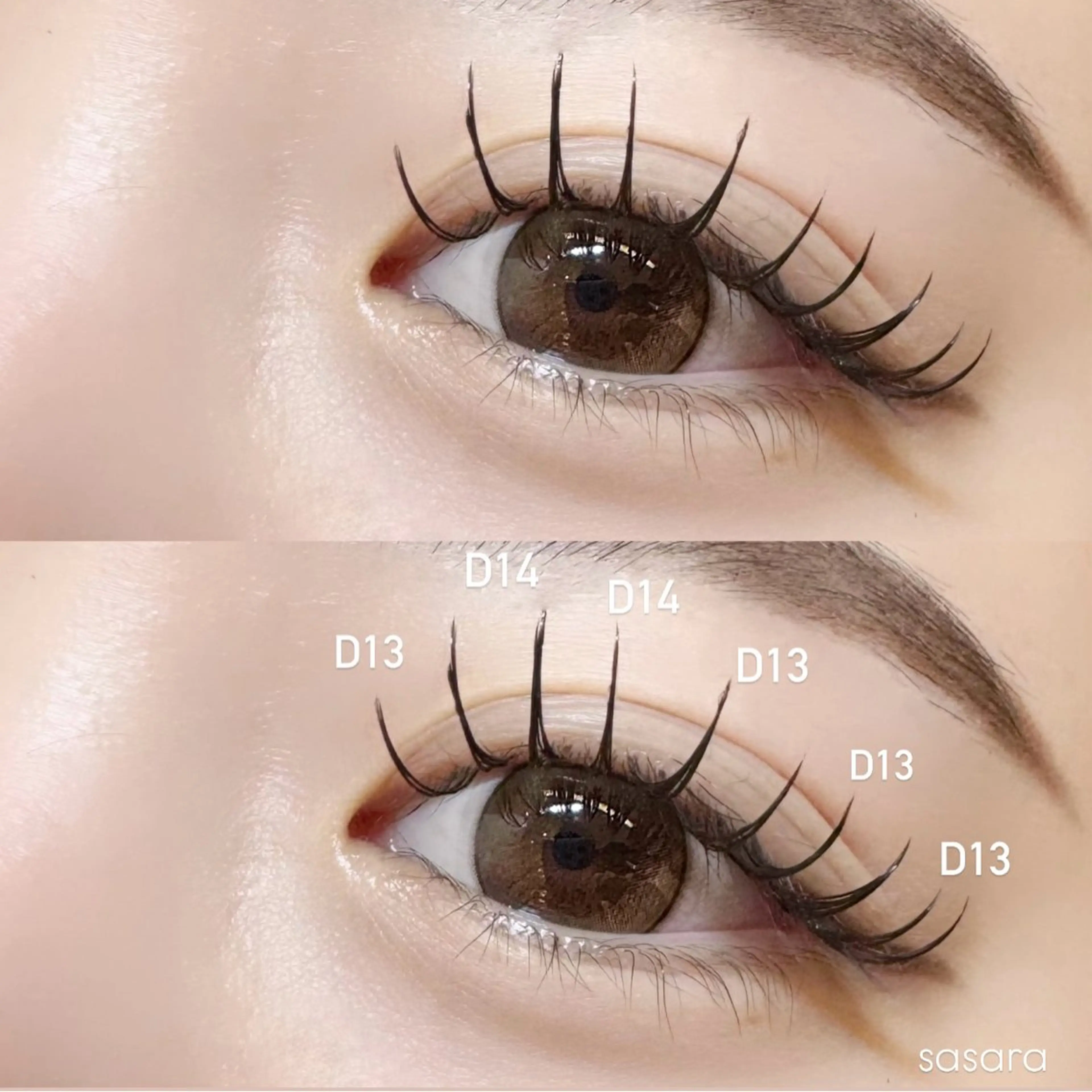 マツエク・マツパ マツエク 🍒束間まつ毛ෆ sasara🍒のマツエク・マツパデザイン