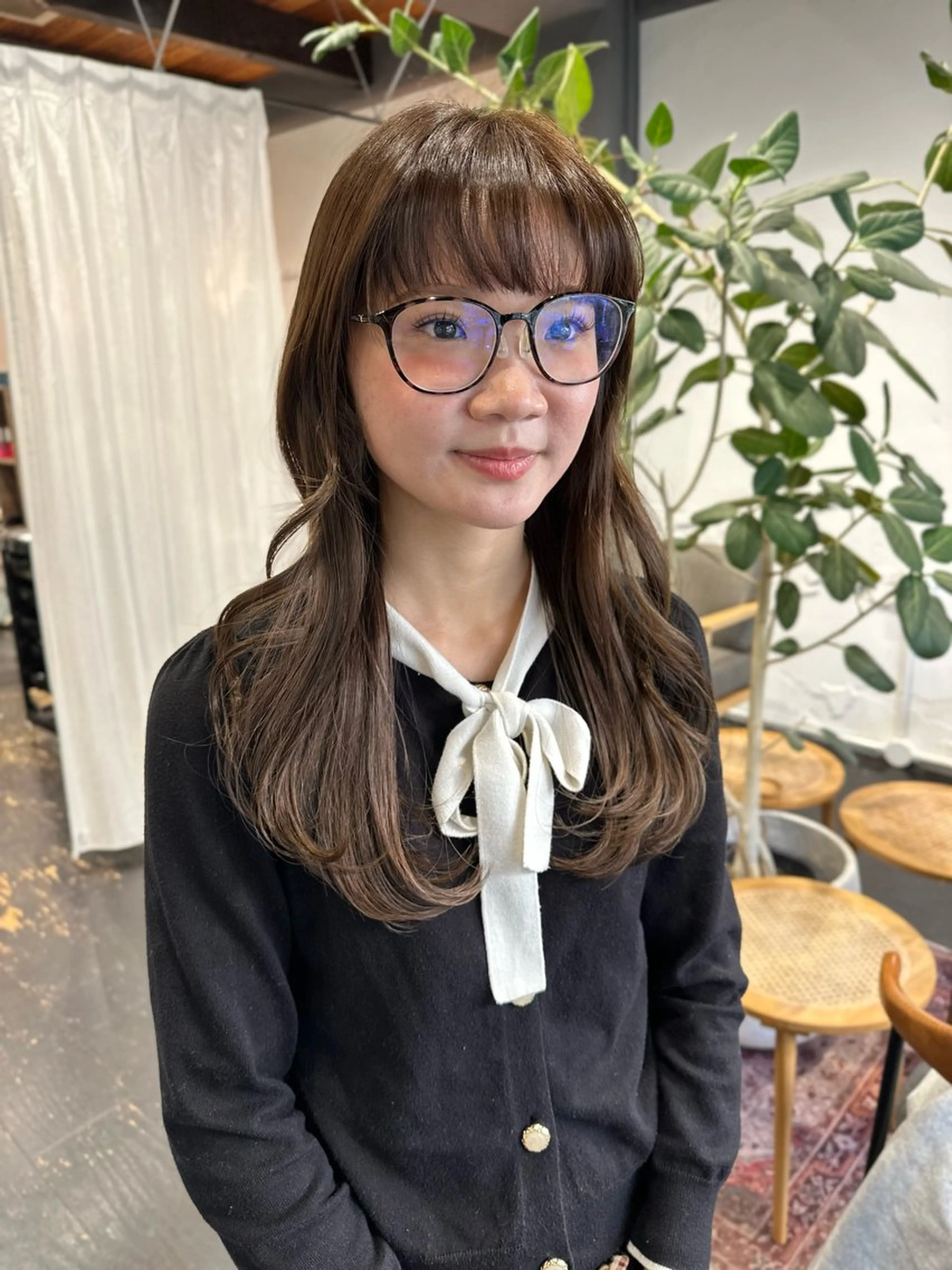 ロング 稲本麻衣 【韓国ヘア】のヘアスタイル