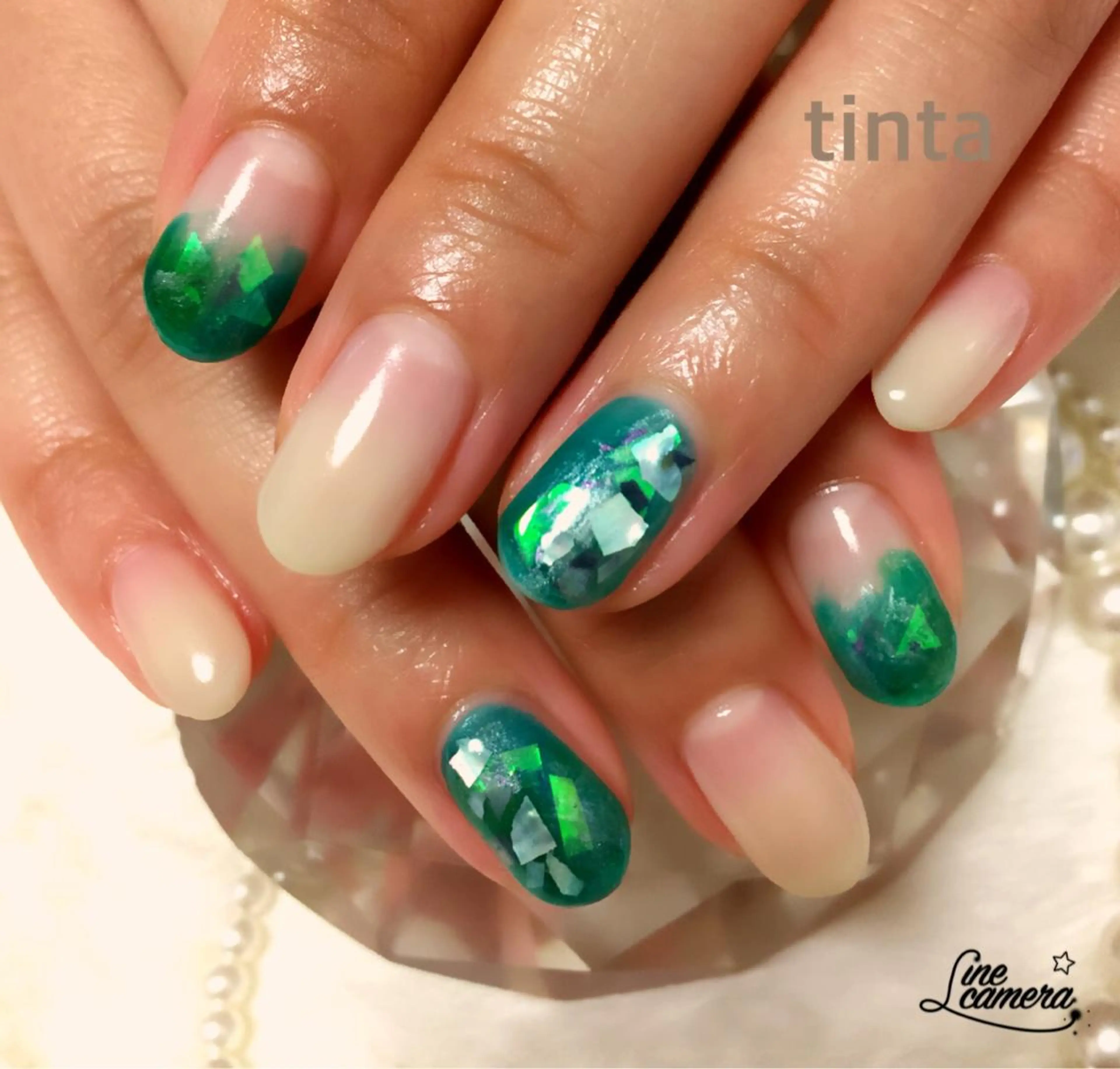 ネイル グラデーション ネイルサロン ティンタ所属・馬場 典子のネイルデザイン