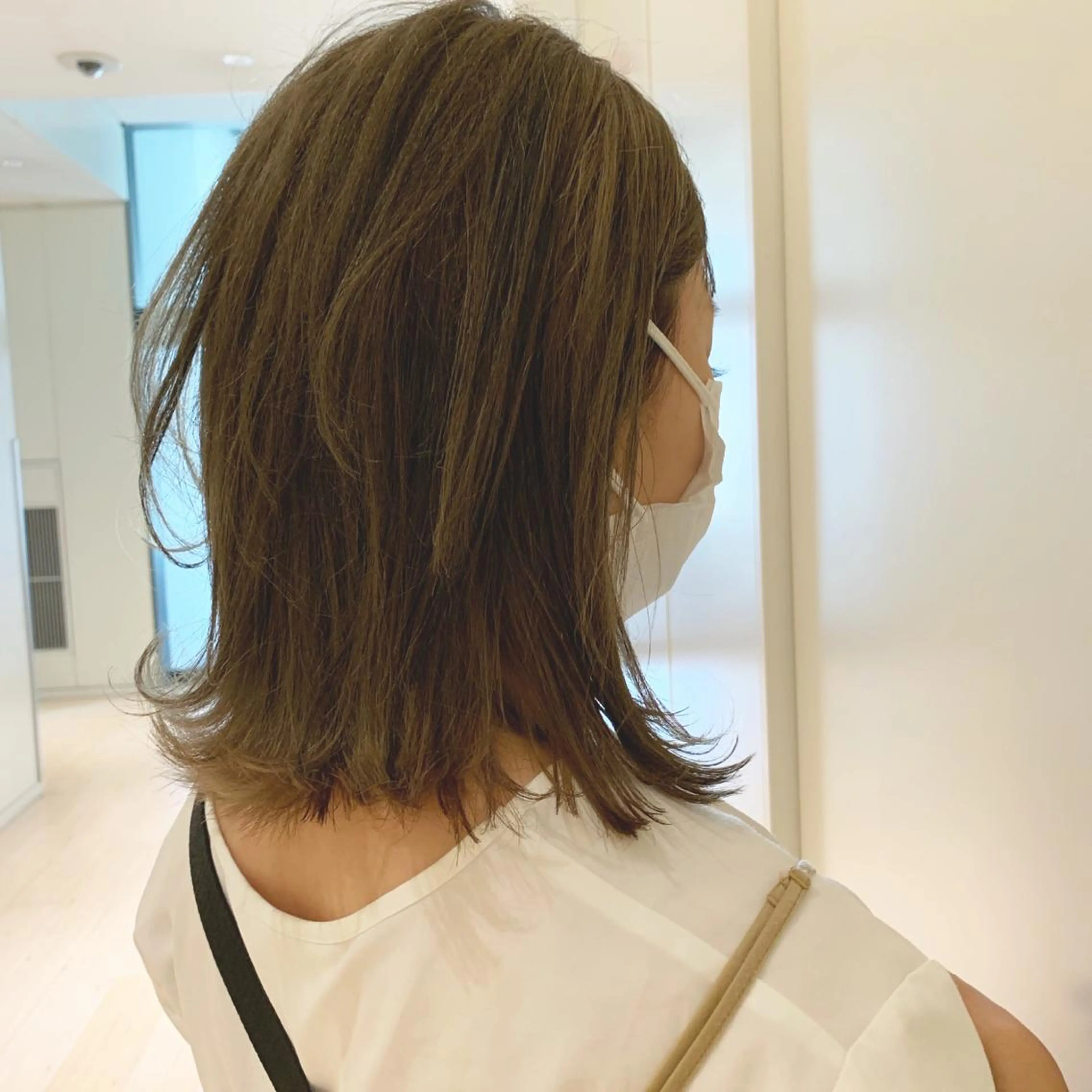 ミディアム カラー GO TODAY SHAiRE SALON 梅田店所属・透明感カラー/ボブ 今気になること占う人のヘアスタイル