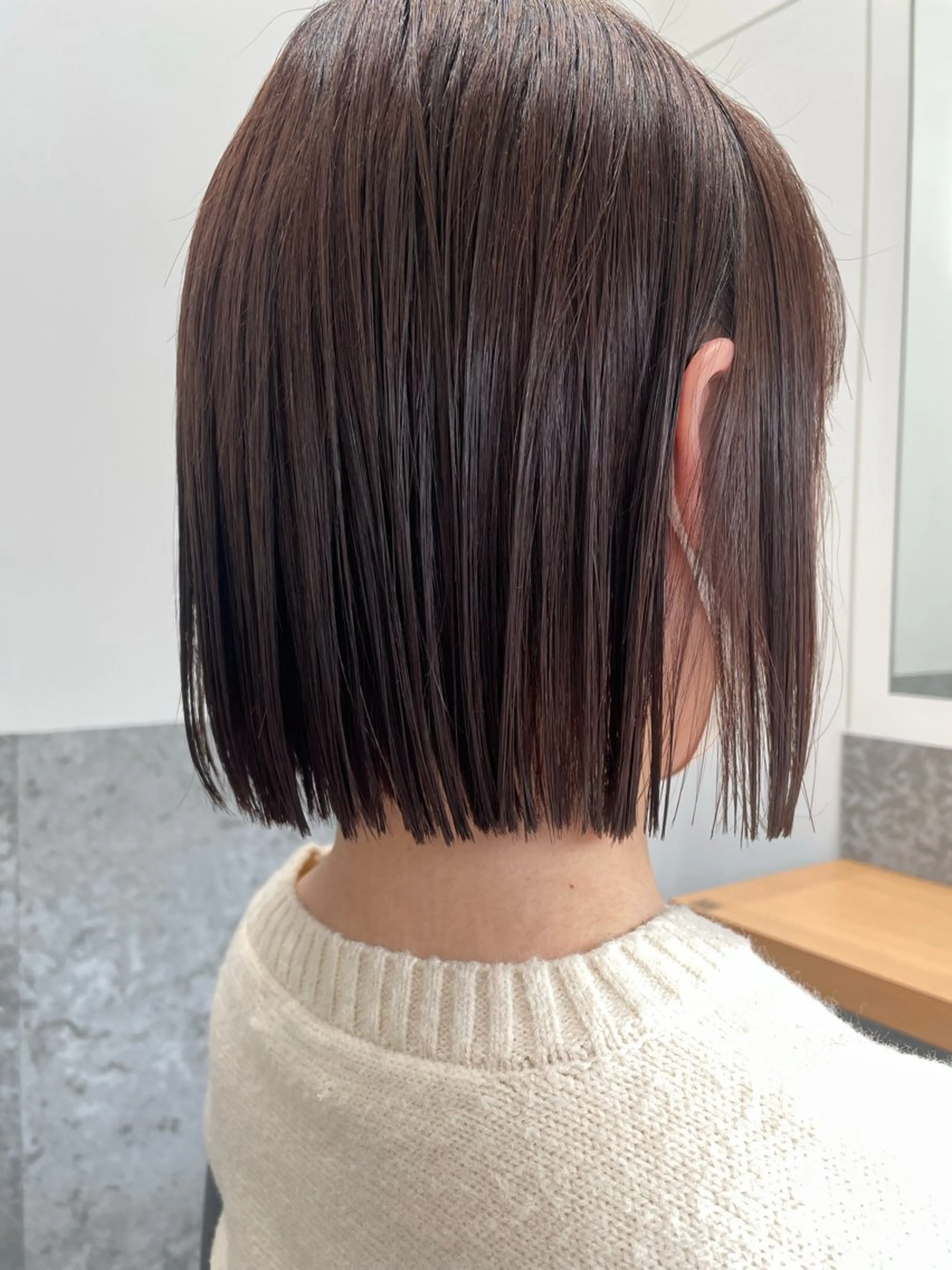 ミディアム カラー 小坂 郁美のヘアスタイル