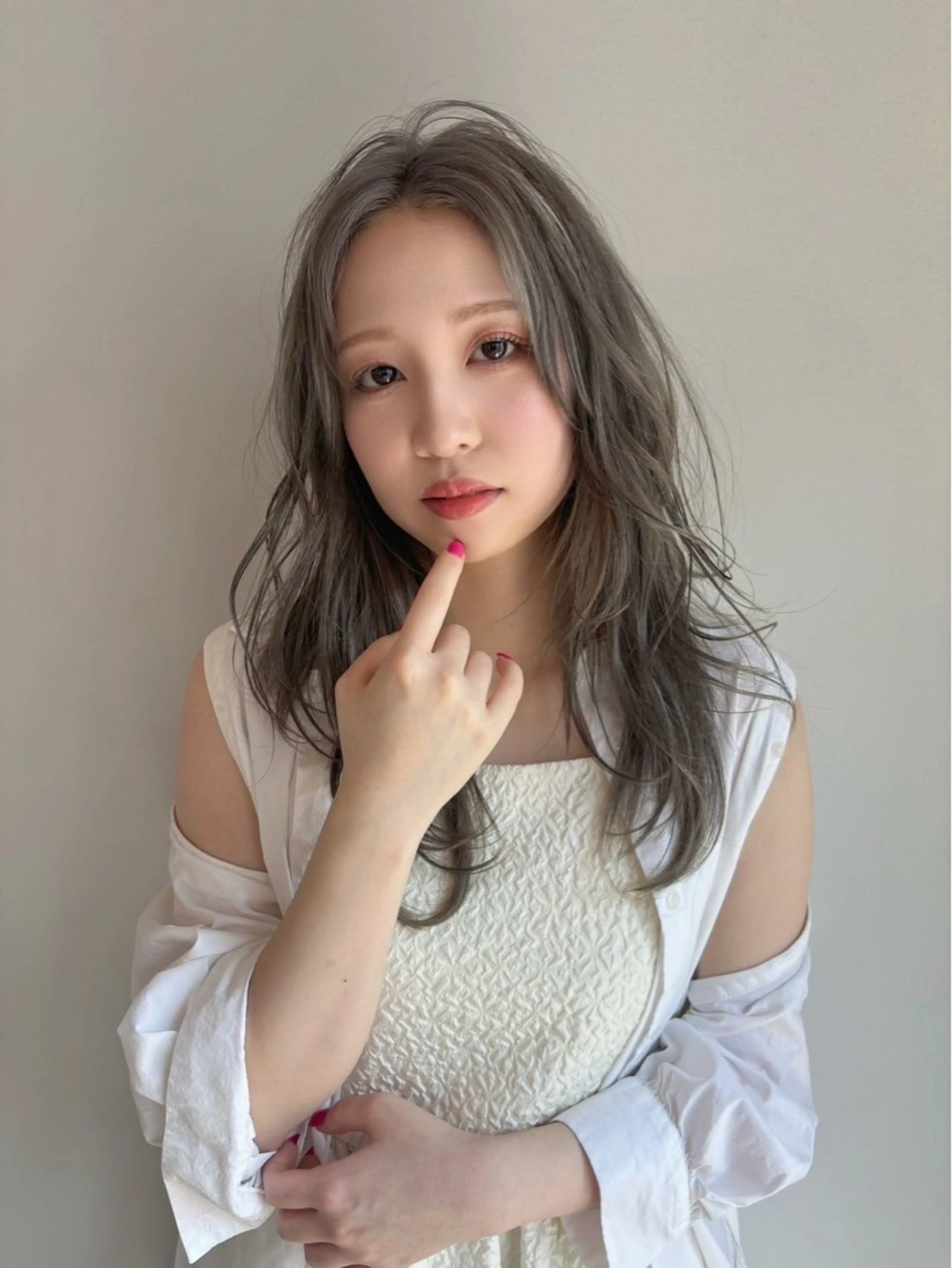 ロング ヘアカラー トリートメント 🌐NATSUMI 🌐【寒色カラー】のヘアスタイル