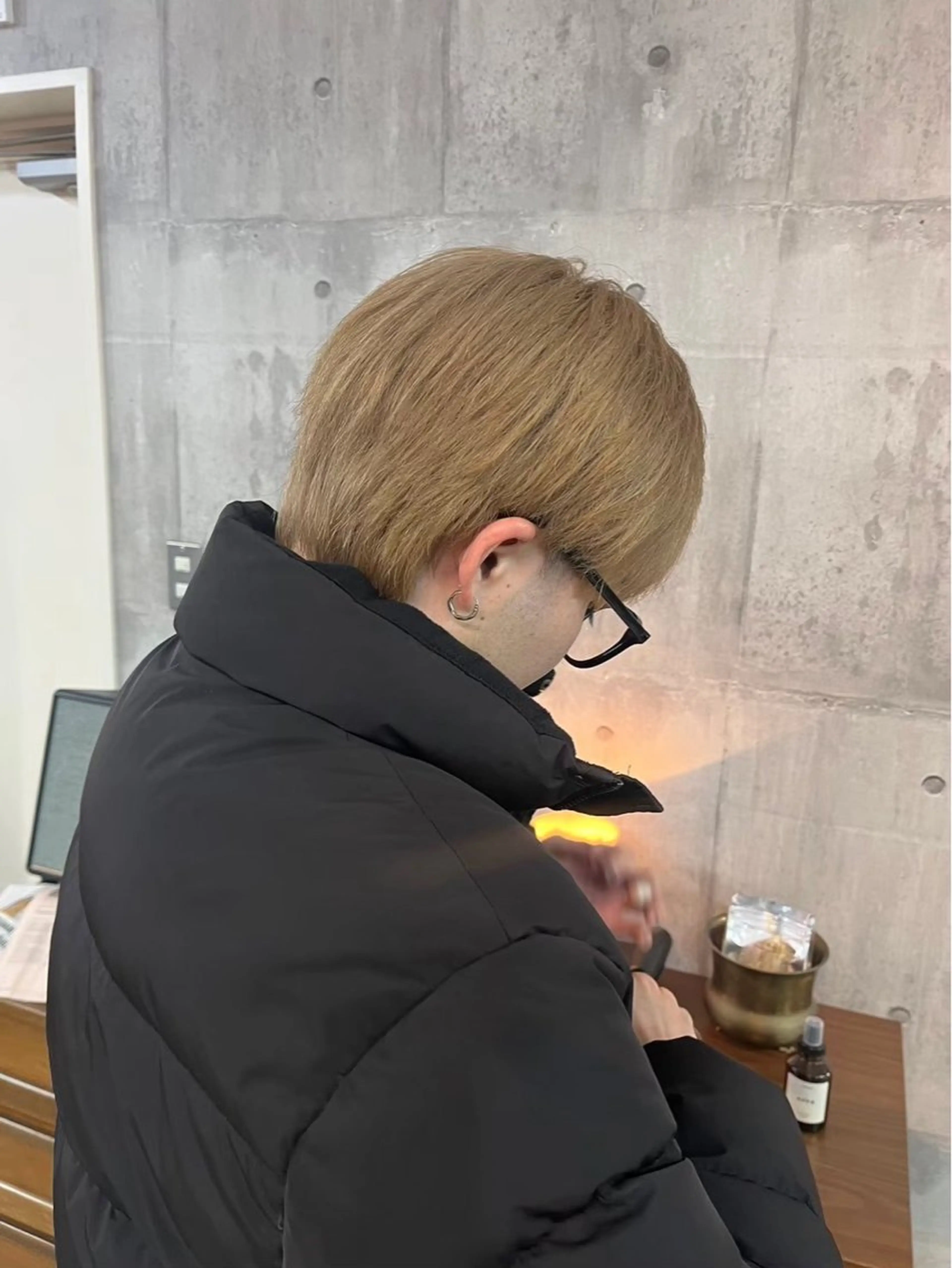 メンズ限定✨透明感全体カラーの写真