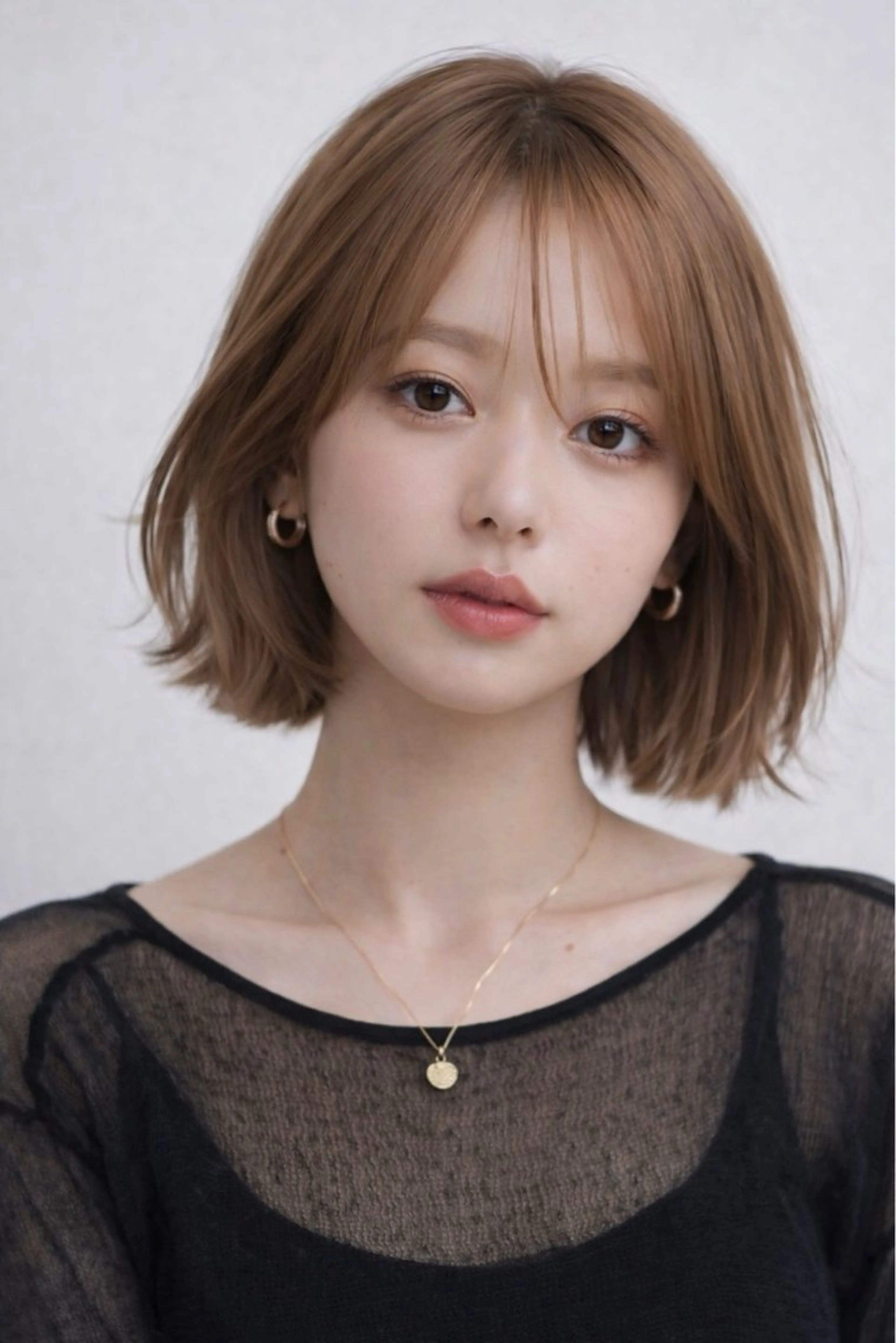 ショート Aura所属・丸山 心 / 艶カラーのヘアスタイル