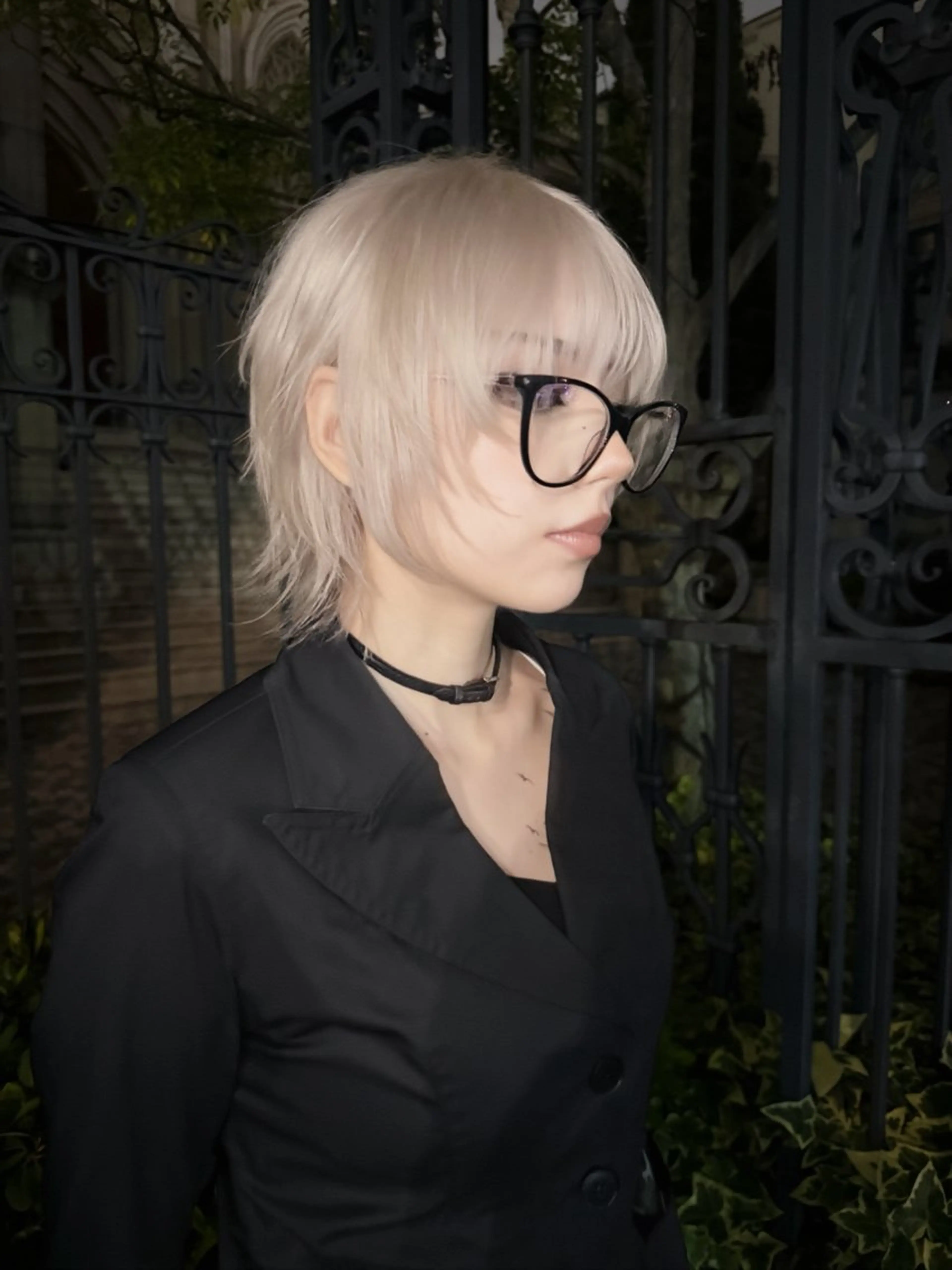 ショート レイヤー×ハイトーン ×デザイン 啓太のヘアスタイル