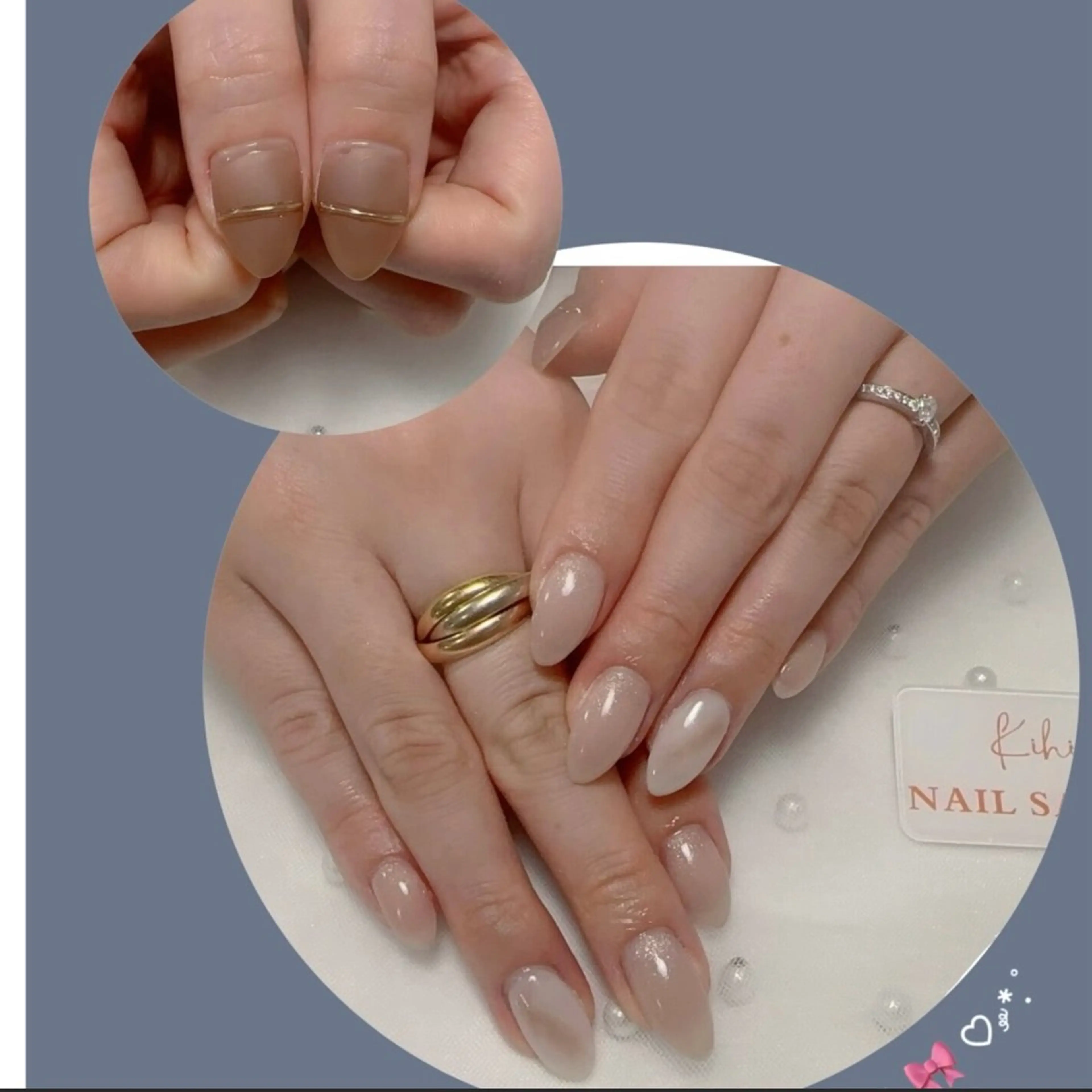 ネイル アートネイル フレンチネイル ジェルネイル グラデーション 韓国ネイル ハンドネイル 💕鈴木ユリ パラジェル/オフ無料のネイルデザイン