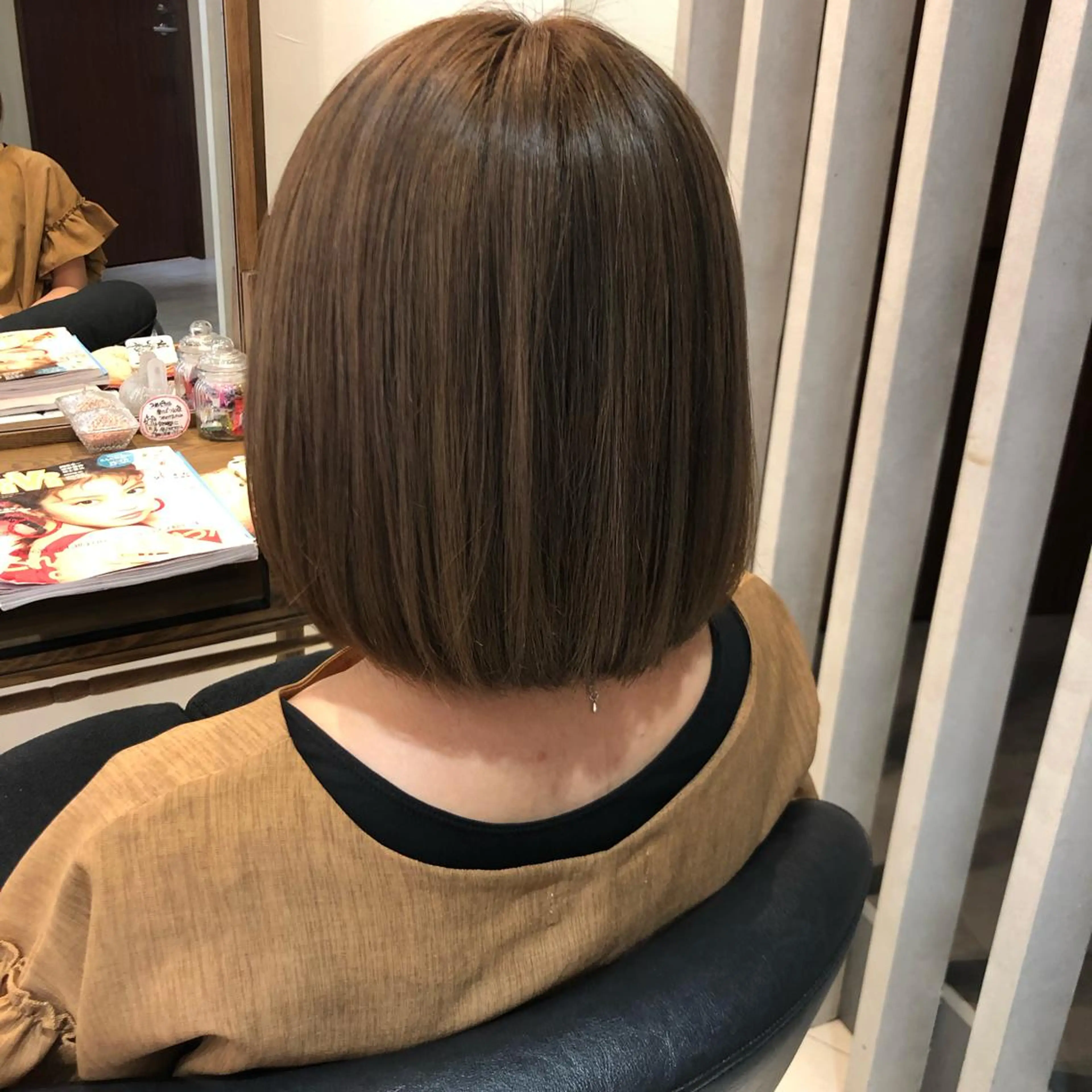 ミディアム カラー 自宅での再現性👌 溝の口/中裕樹のヘアスタイル